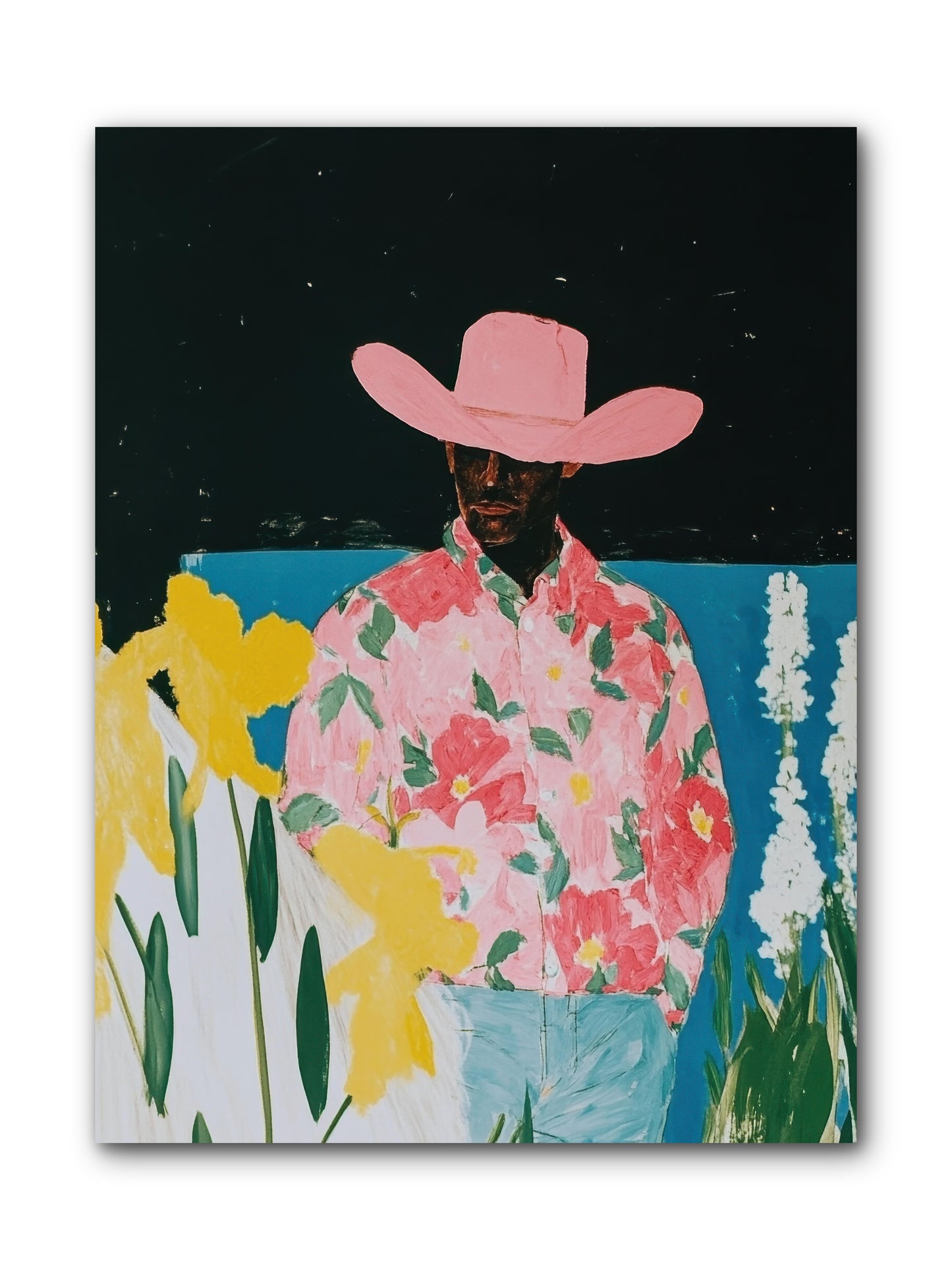 Cattle Drive Commander -- Wrapped Canvas 9x12