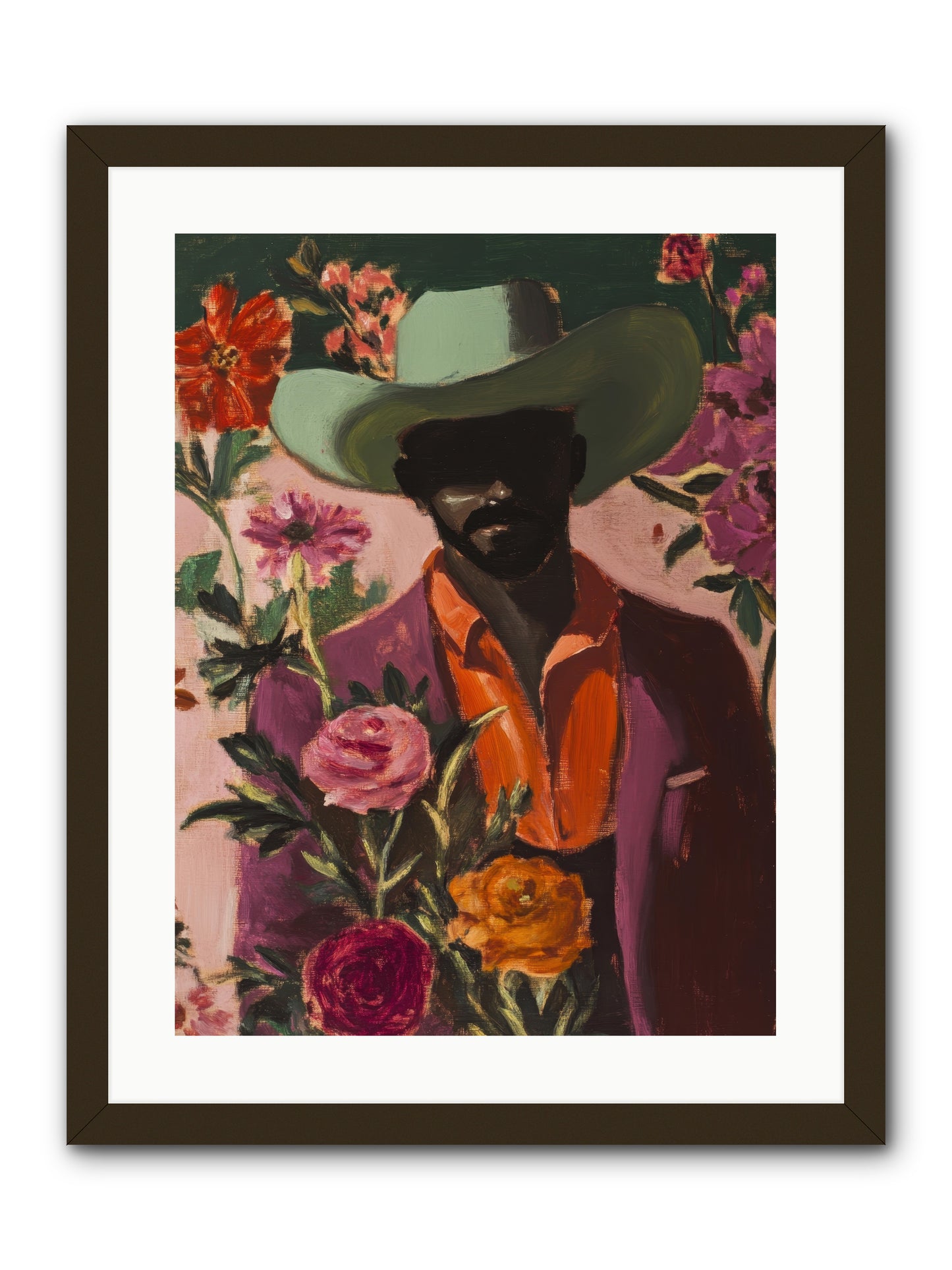 Cattle King -- Framed Print - Black 18x24