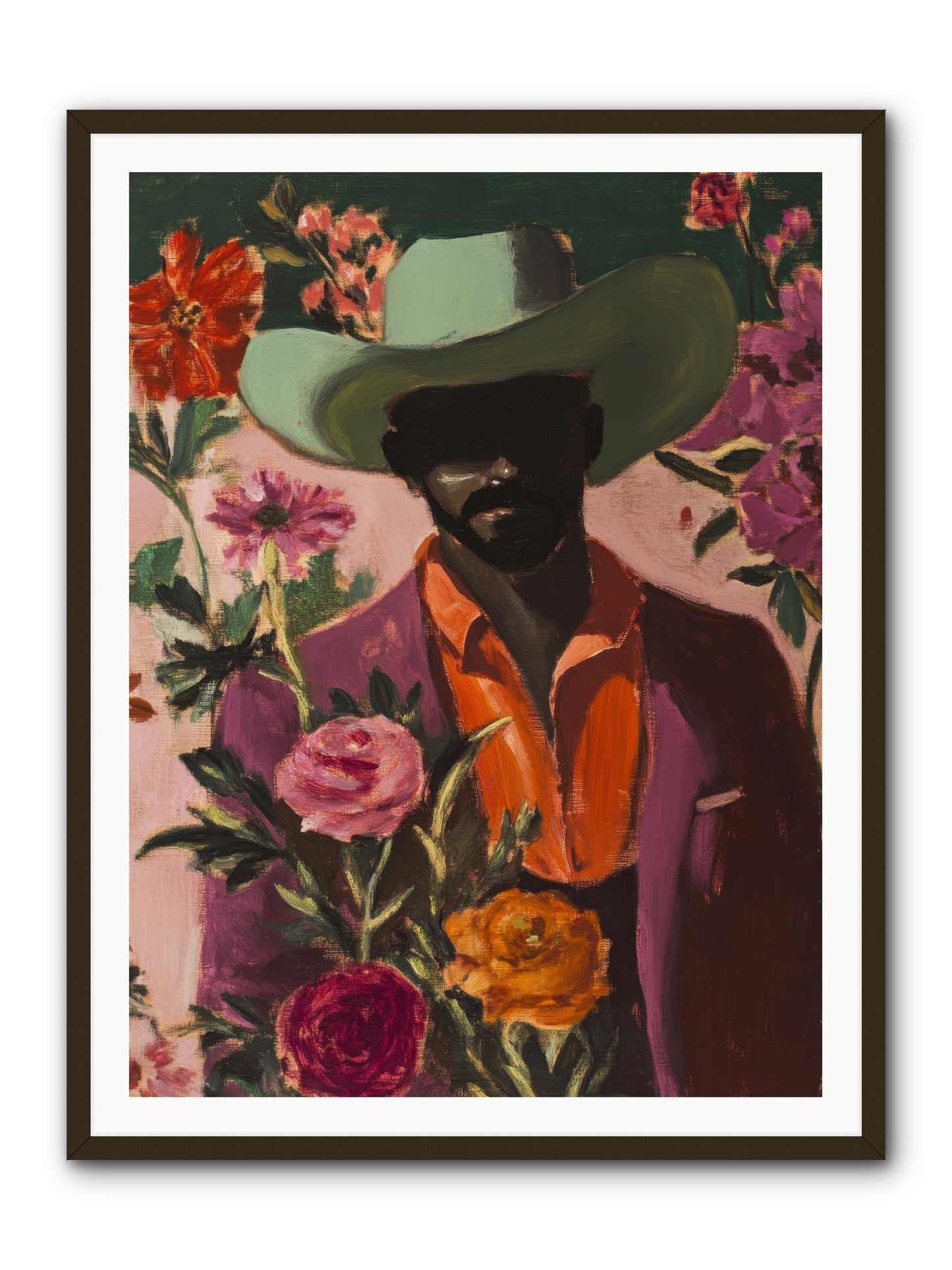 Cattle King -- Framed Print - Black 36x48