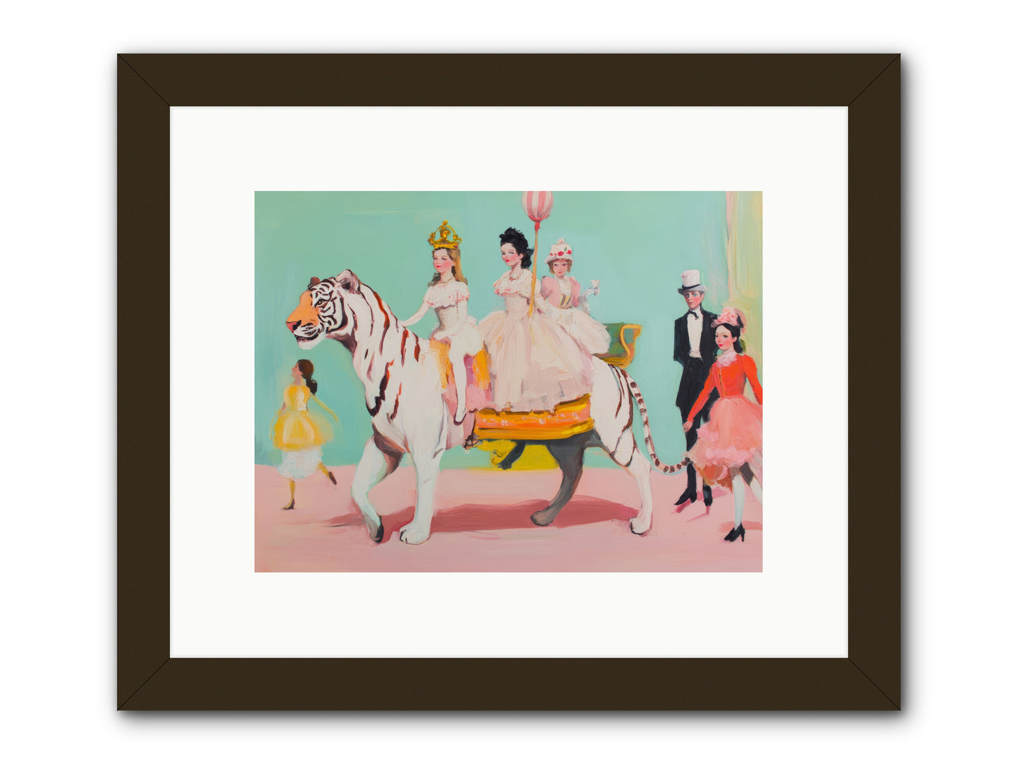 Caught in Wonder No.2Rez2 -- Framed Print - Black 12x9
