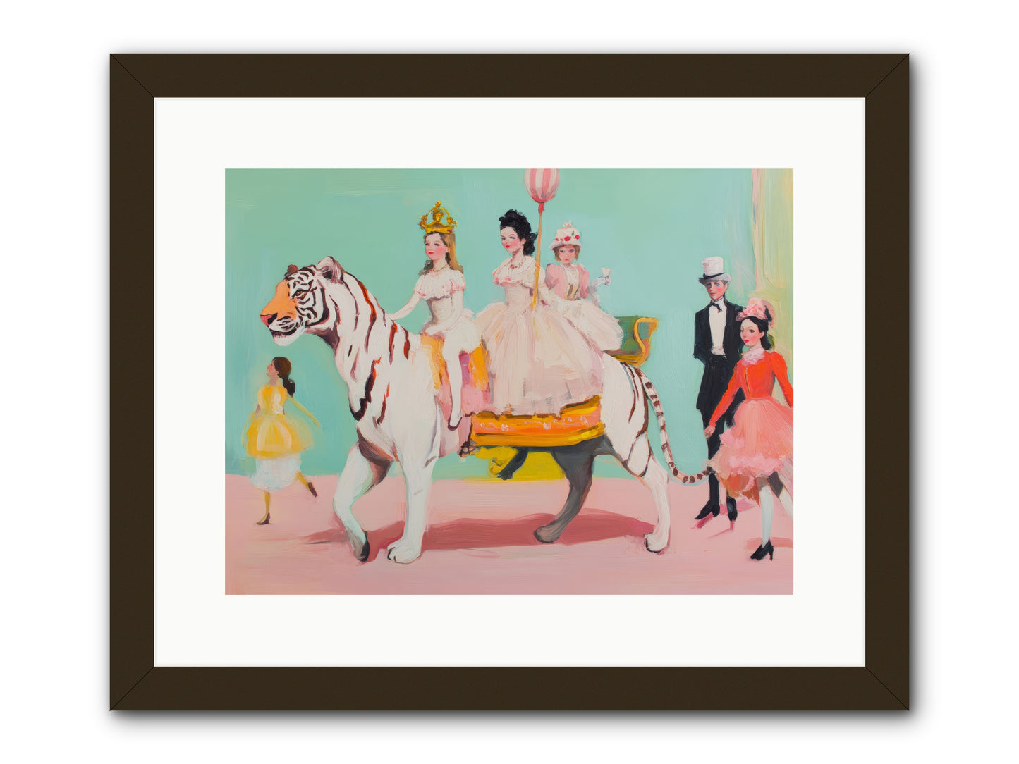 Caught in Wonder No.2Rez2 -- Framed Print - Black 16x12