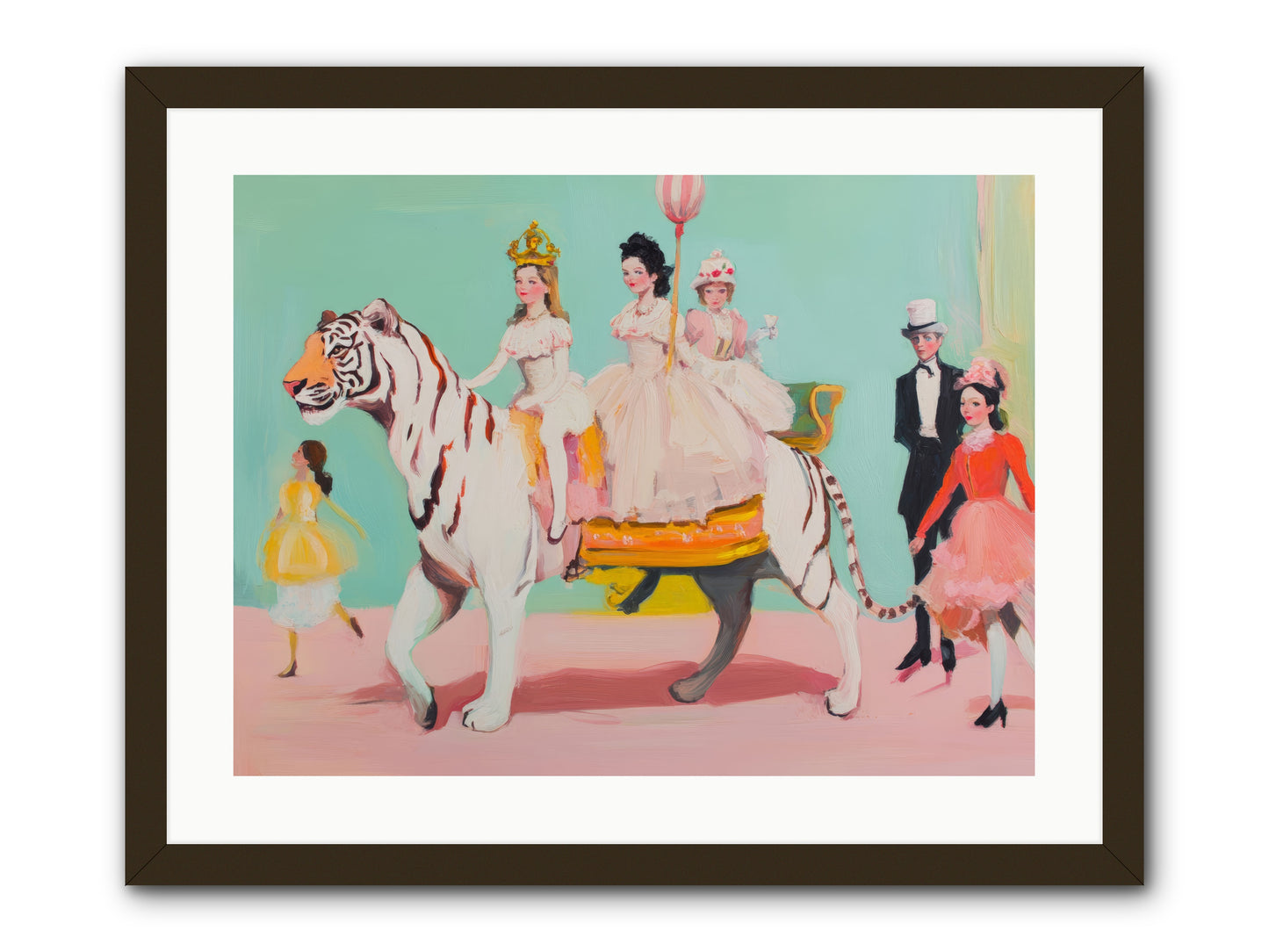 Caught in Wonder No.2Rez2 -- Framed Print - Black 24x18