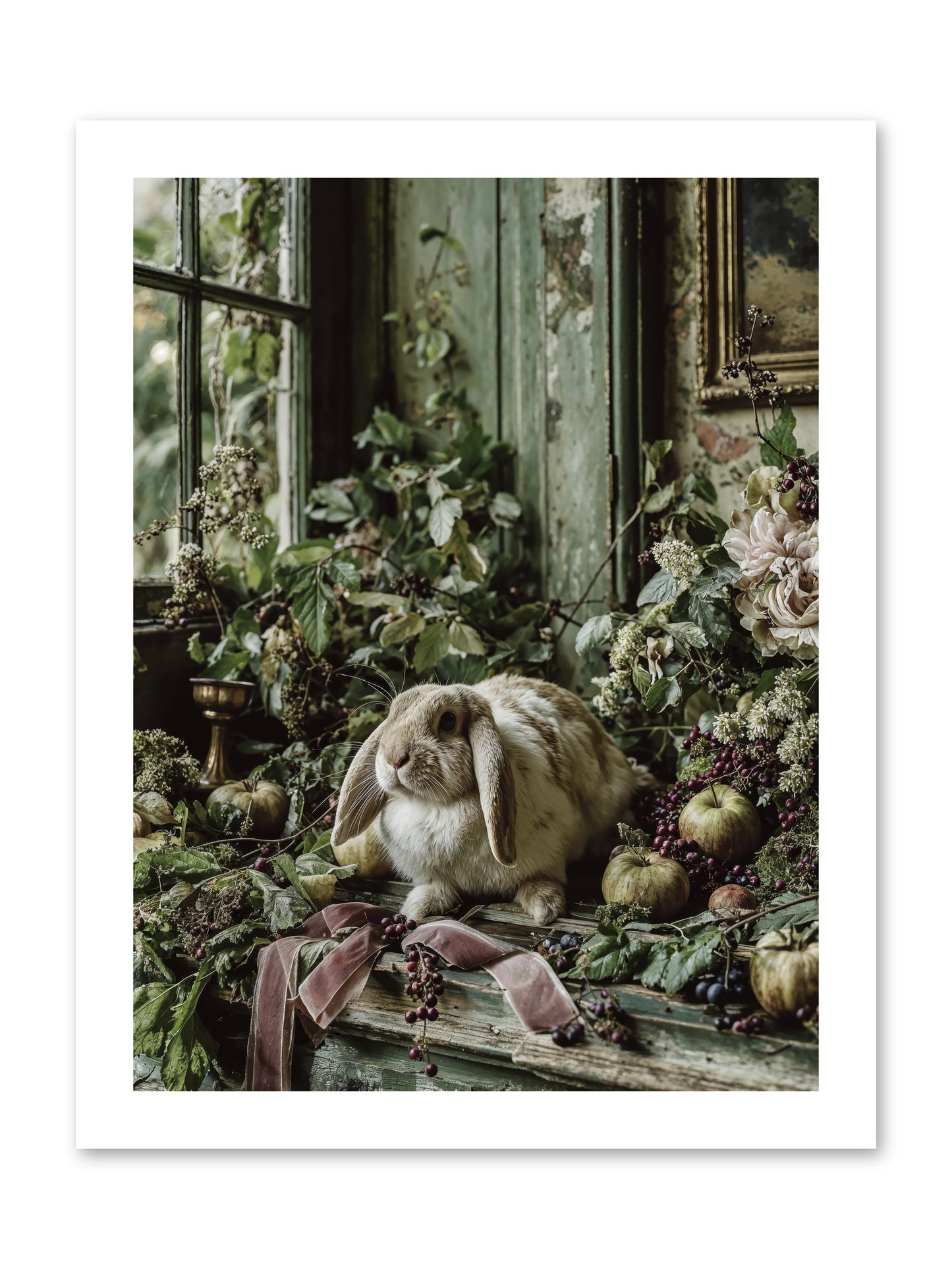 Celadine -- Paper Print 12x16