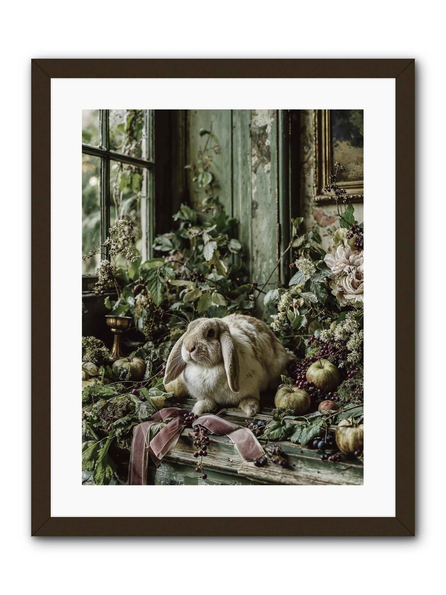 Celadine -- Framed Print - Black 18x24
