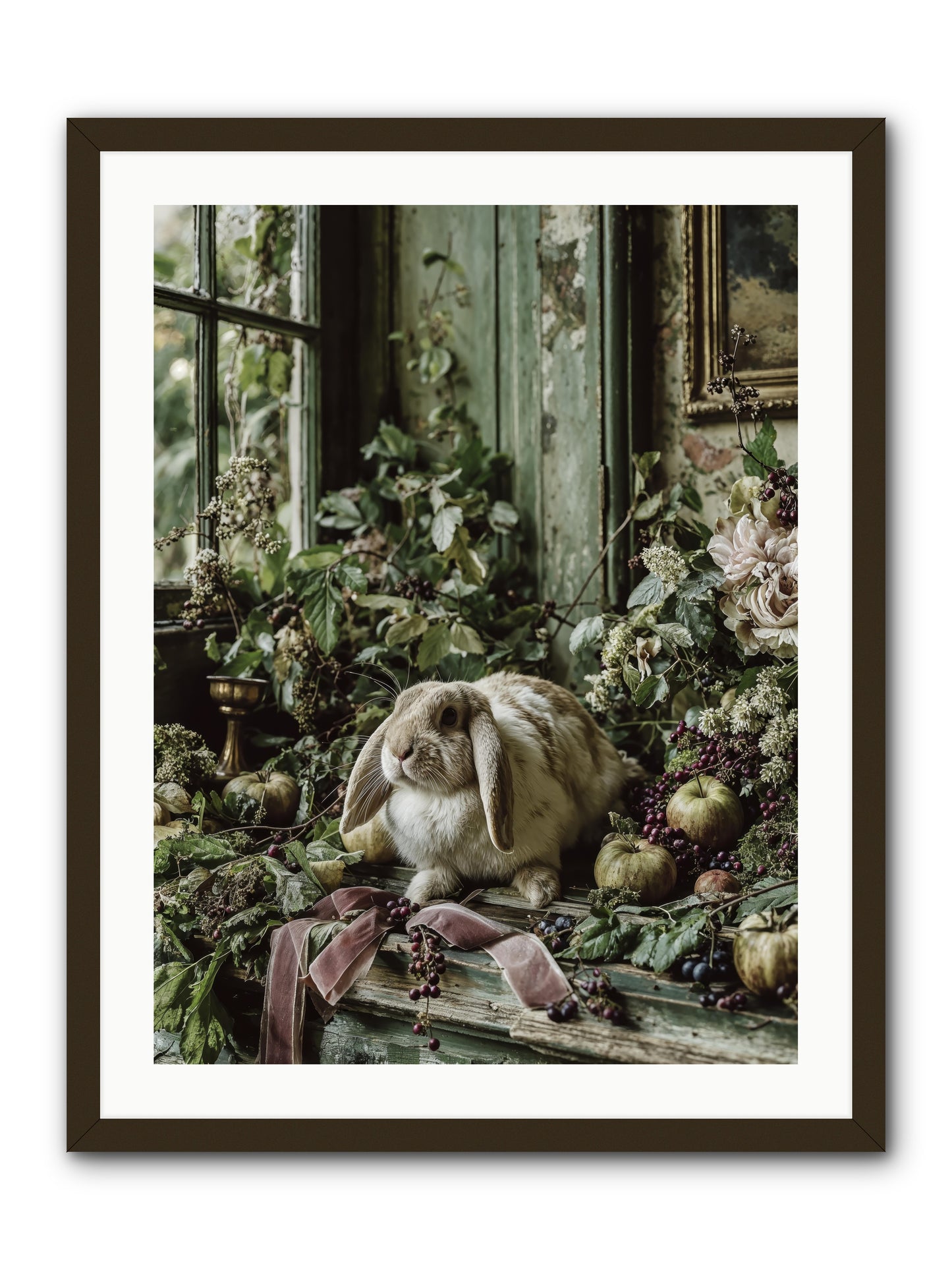 Celadine -- Framed Print - Black 24x32