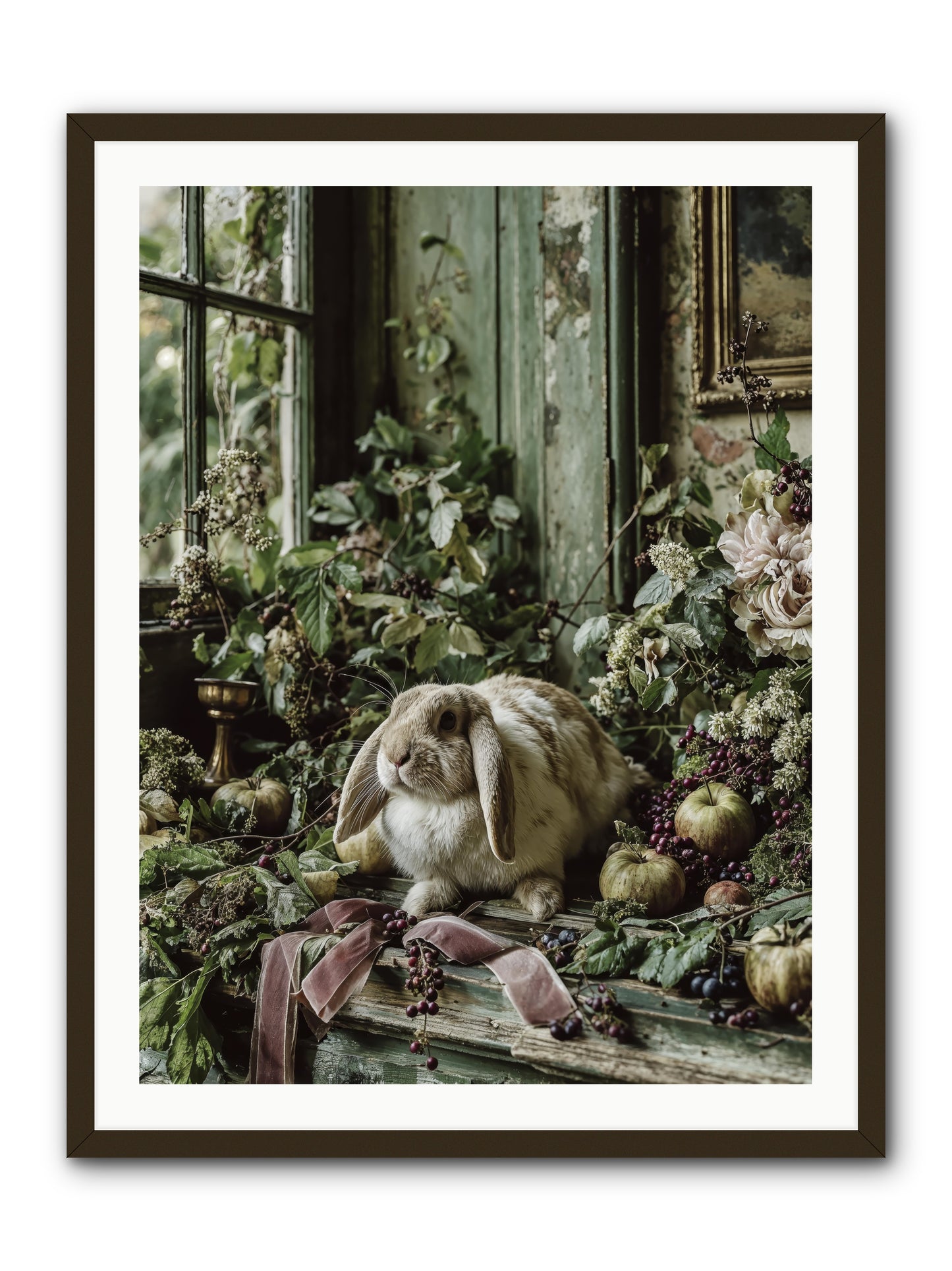 Celadine -- Framed Print - Black 30x40