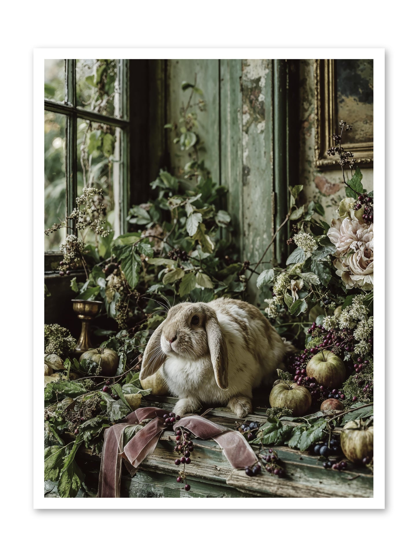 Celadine -- Loose Canvas Print 30x40