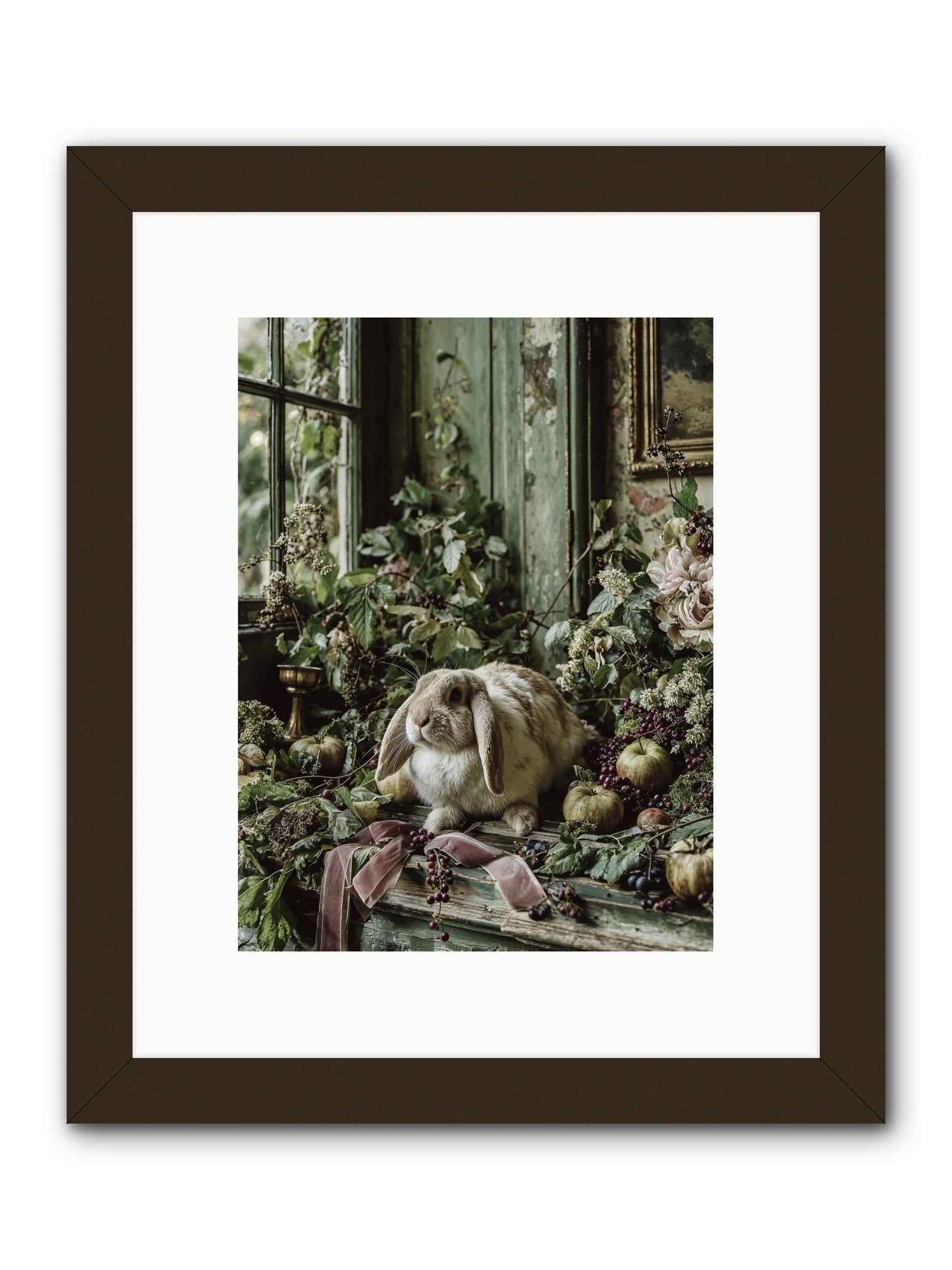 Celadine -- Framed Print - Black 9x12