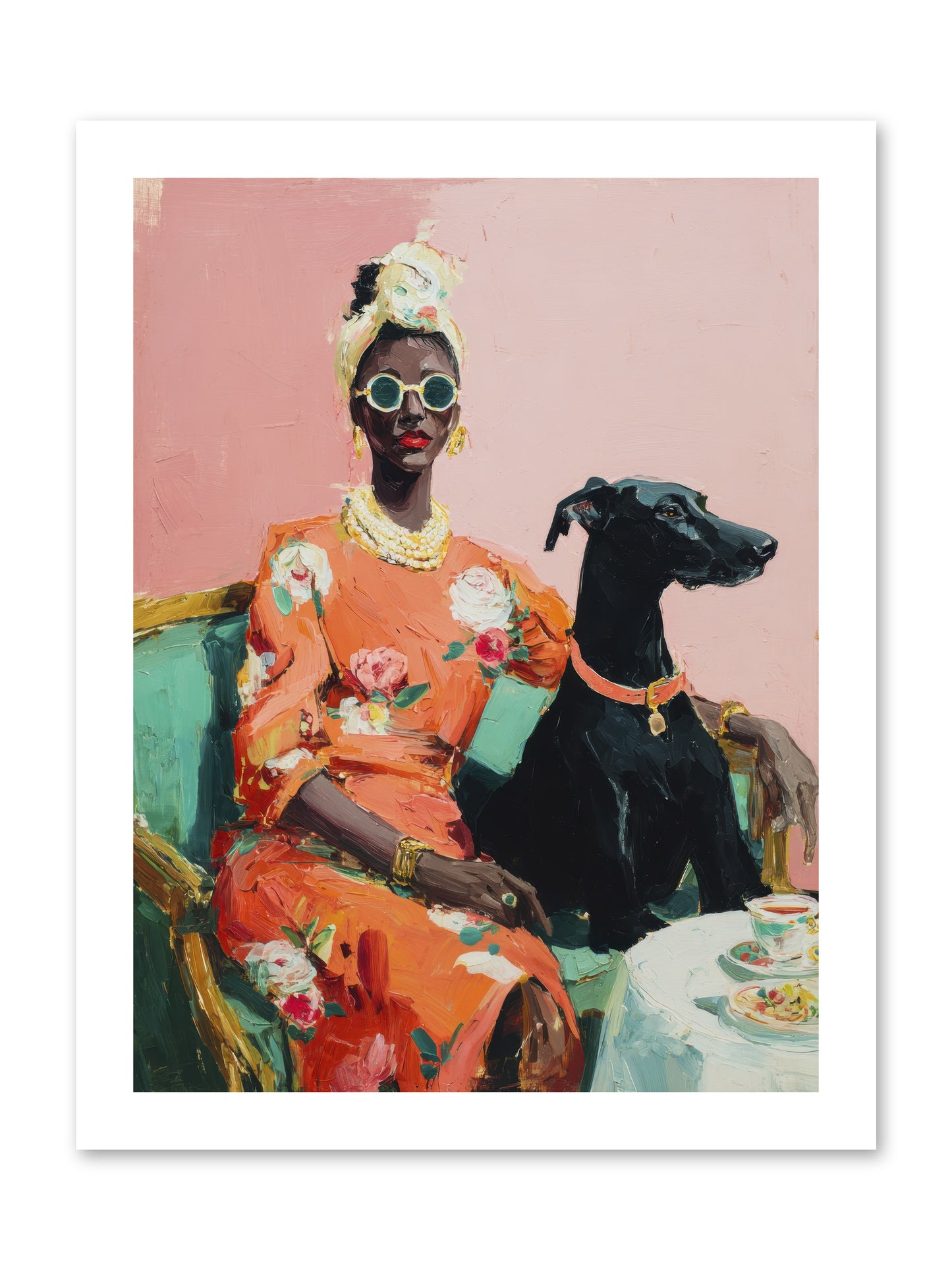 Celeste & Linden-REZ -- Paper Print 12x16