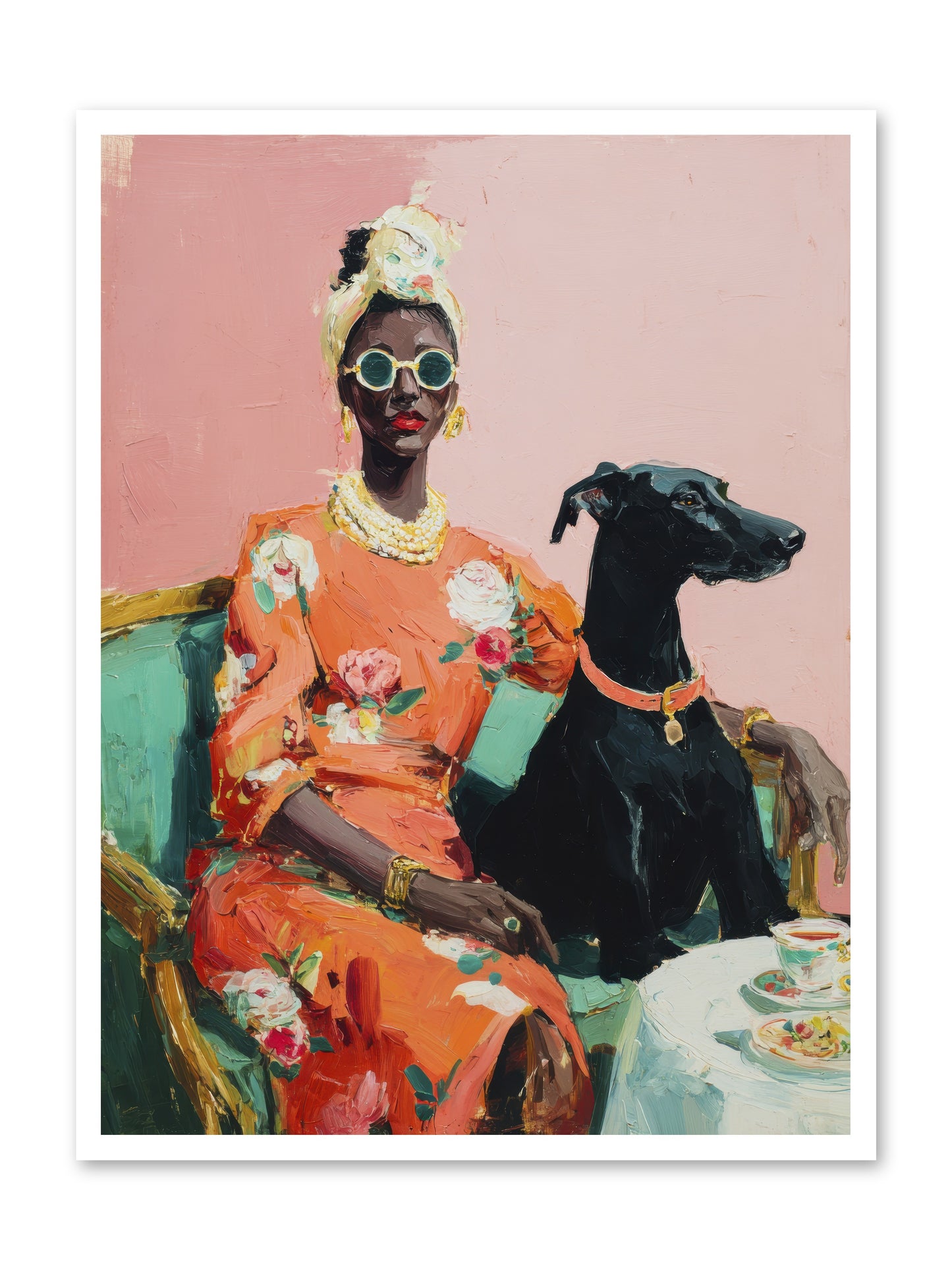 Celeste & Linden-REZ -- Paper Print 30x40