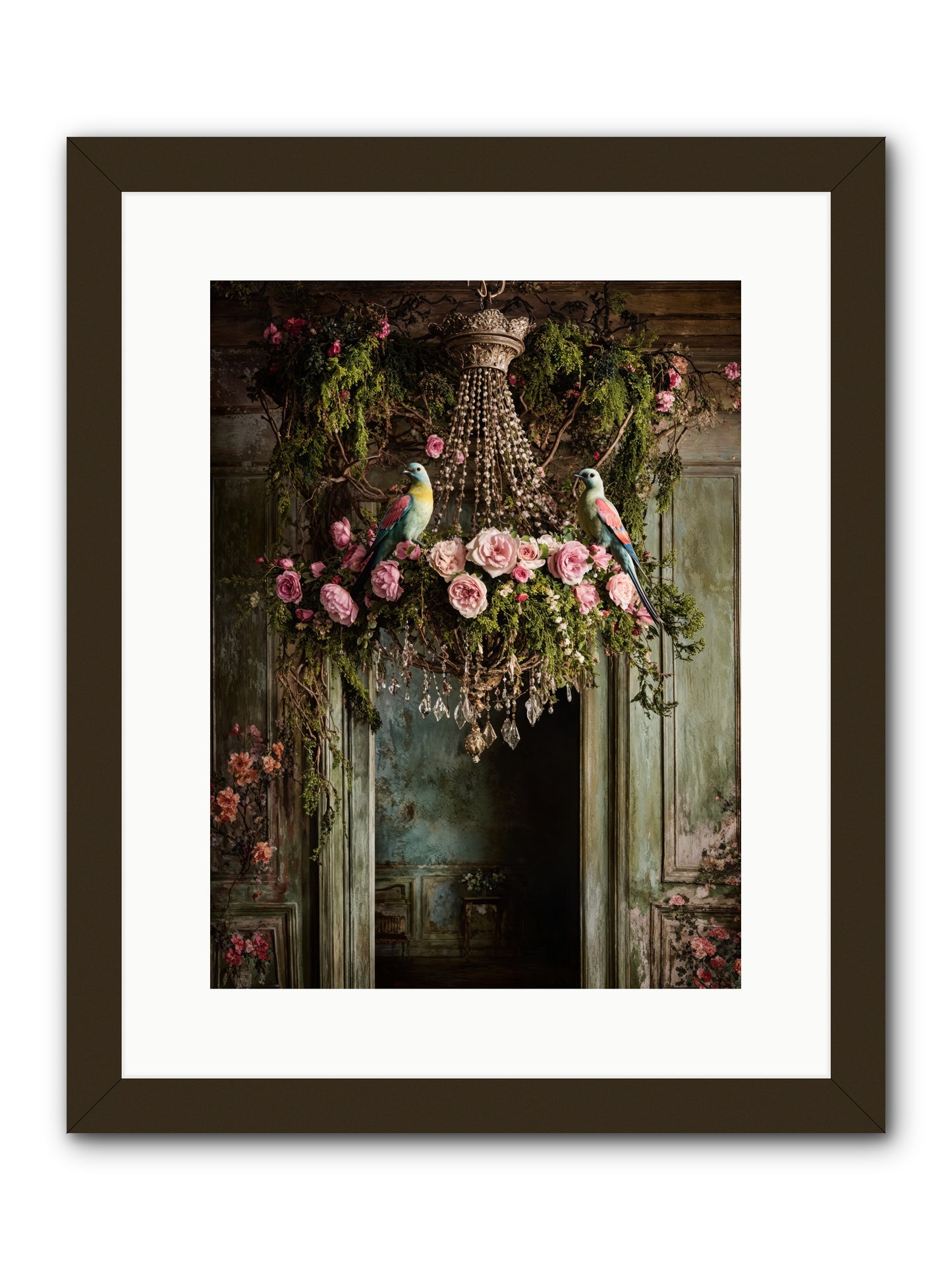 Celestial Glasserie -- Framed Print - Black 12x16