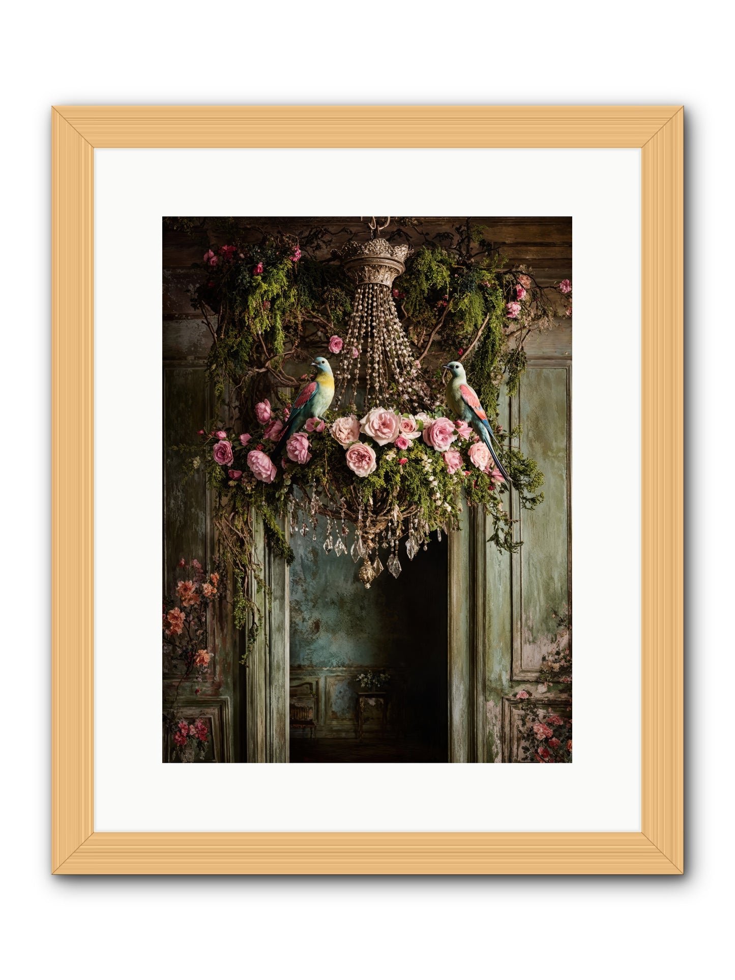 Celestial Glasserie -- Framed Print - Natural 12x16