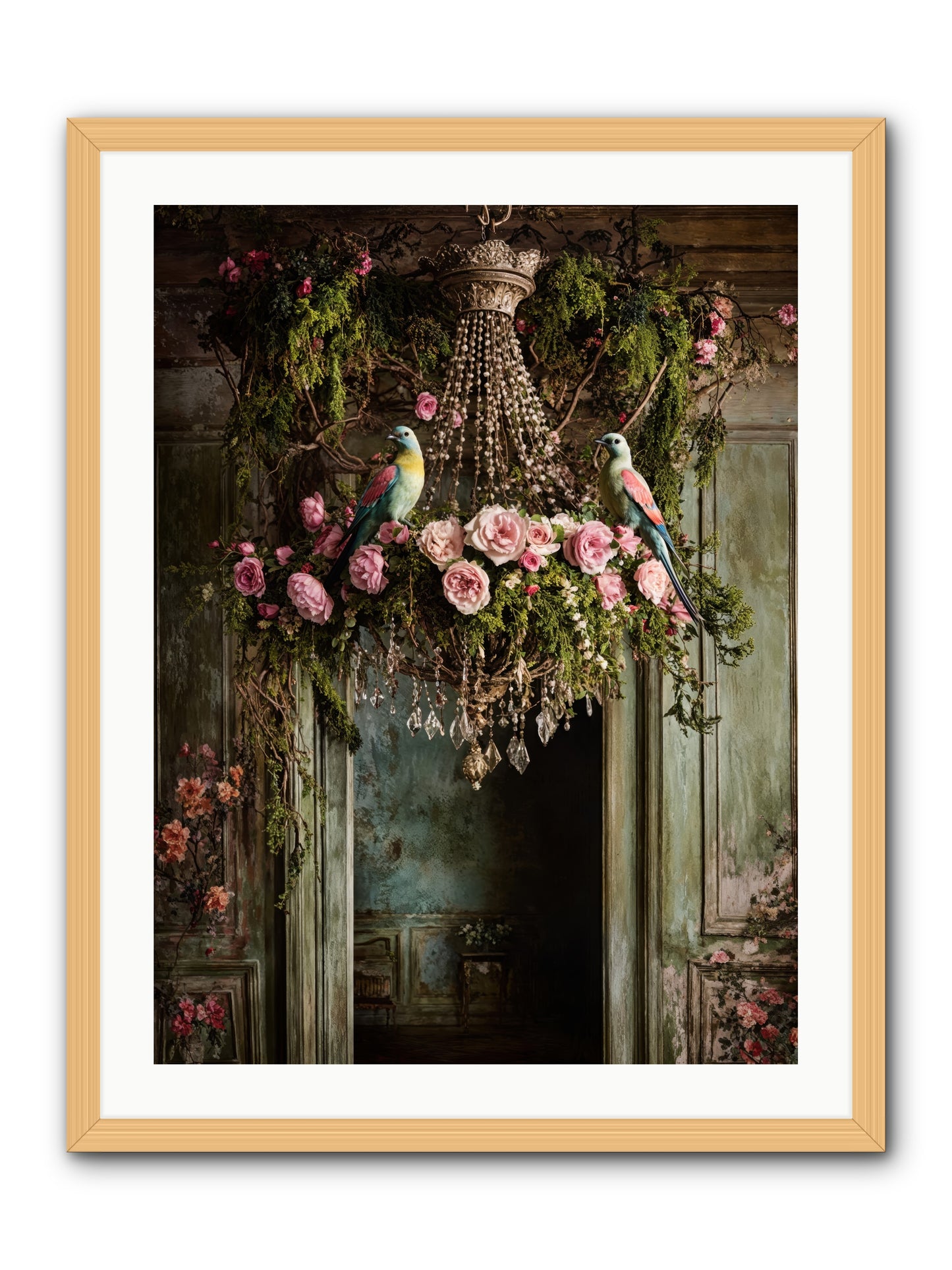 Celestial Glasserie -- Framed Print - Natural 24x32