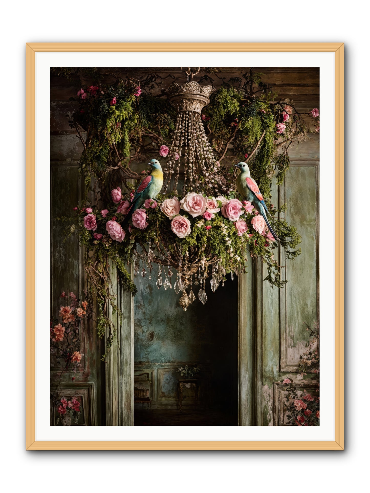 Celestial Glasserie -- Framed Print - Natural 36x48