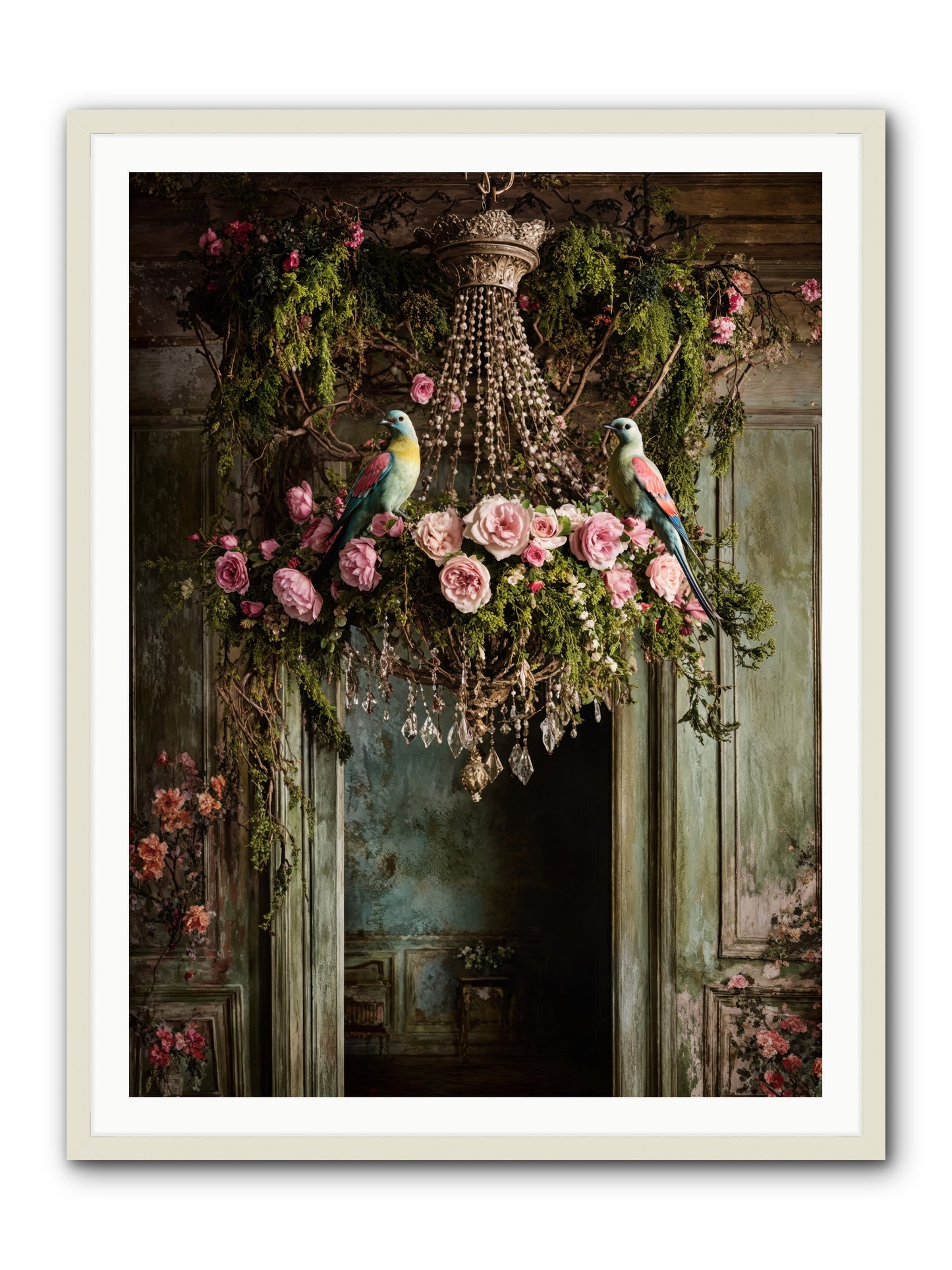 Celestial Glasserie -- Framed Print - White 36x48