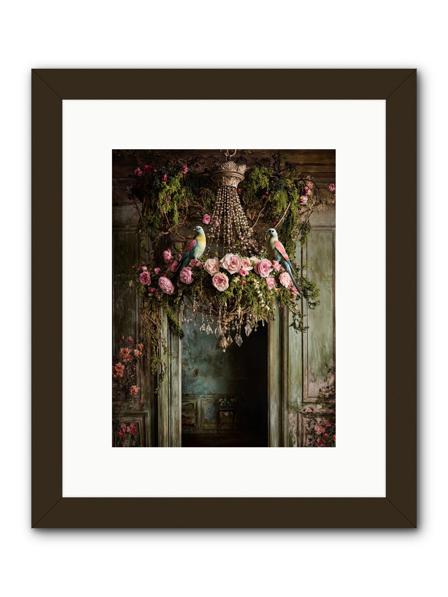 Celestial Glasserie -- Framed Print - Black 9x12