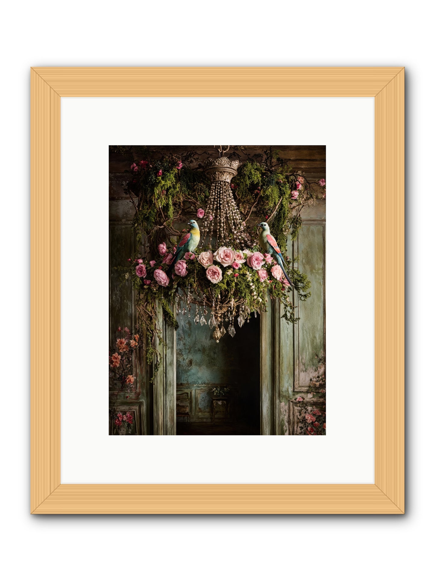 Celestial Glasserie -- Framed Print - Natural 9x12