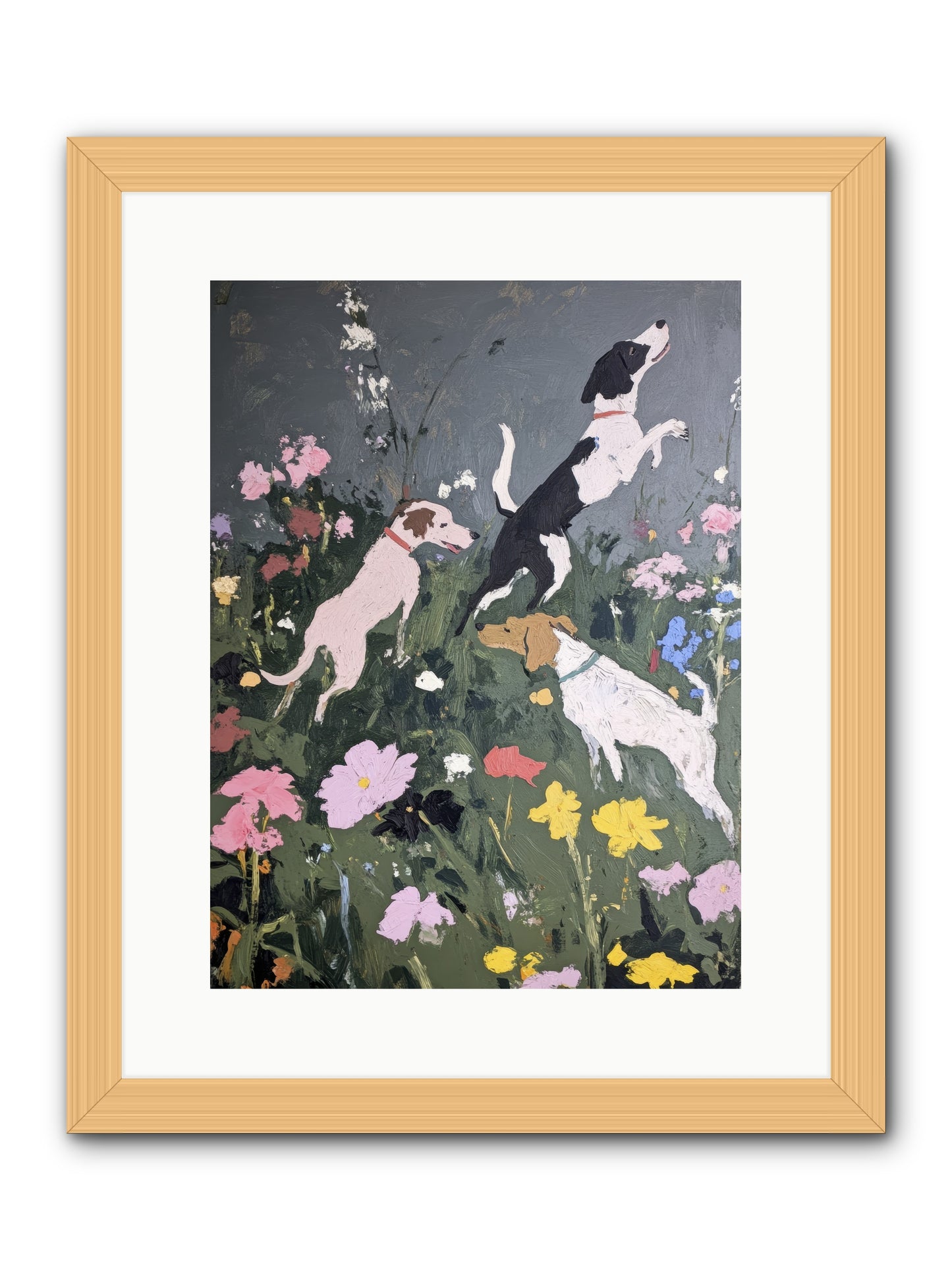 Celestial Watching -- Framed Print - Natural 12x16