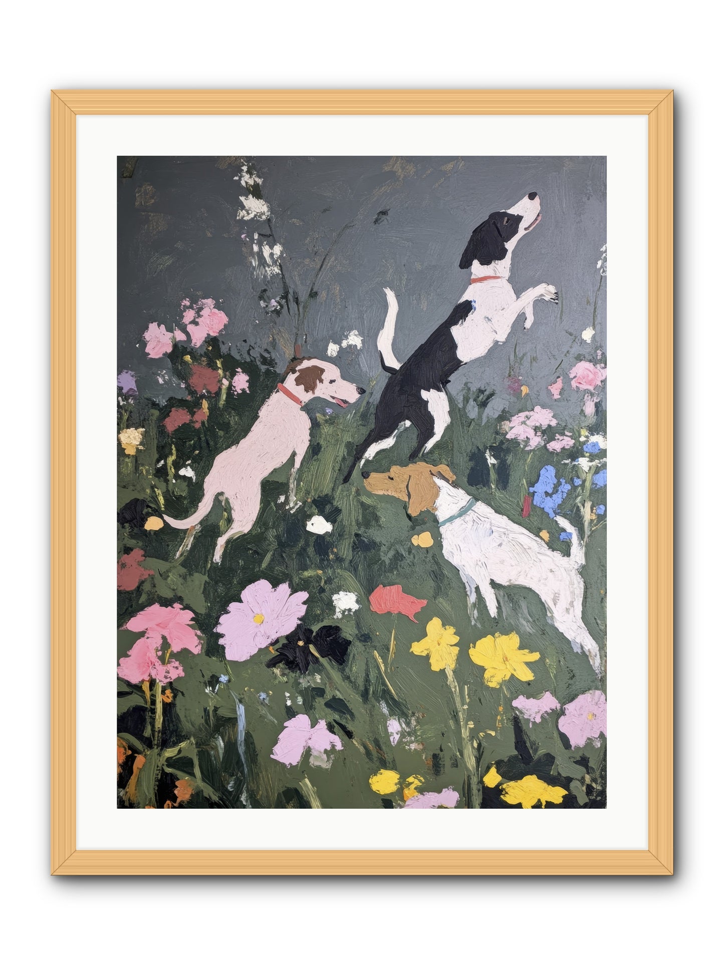 Celestial Watching -- Framed Print - Natural 24x32