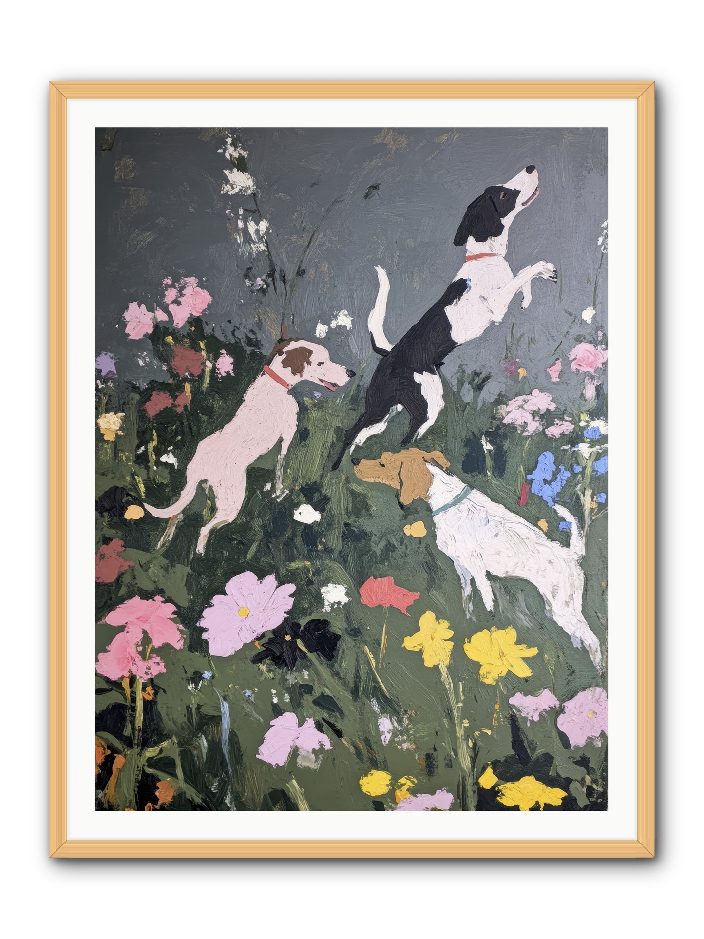 Celestial Watching -- Framed Print - Natural 36x48