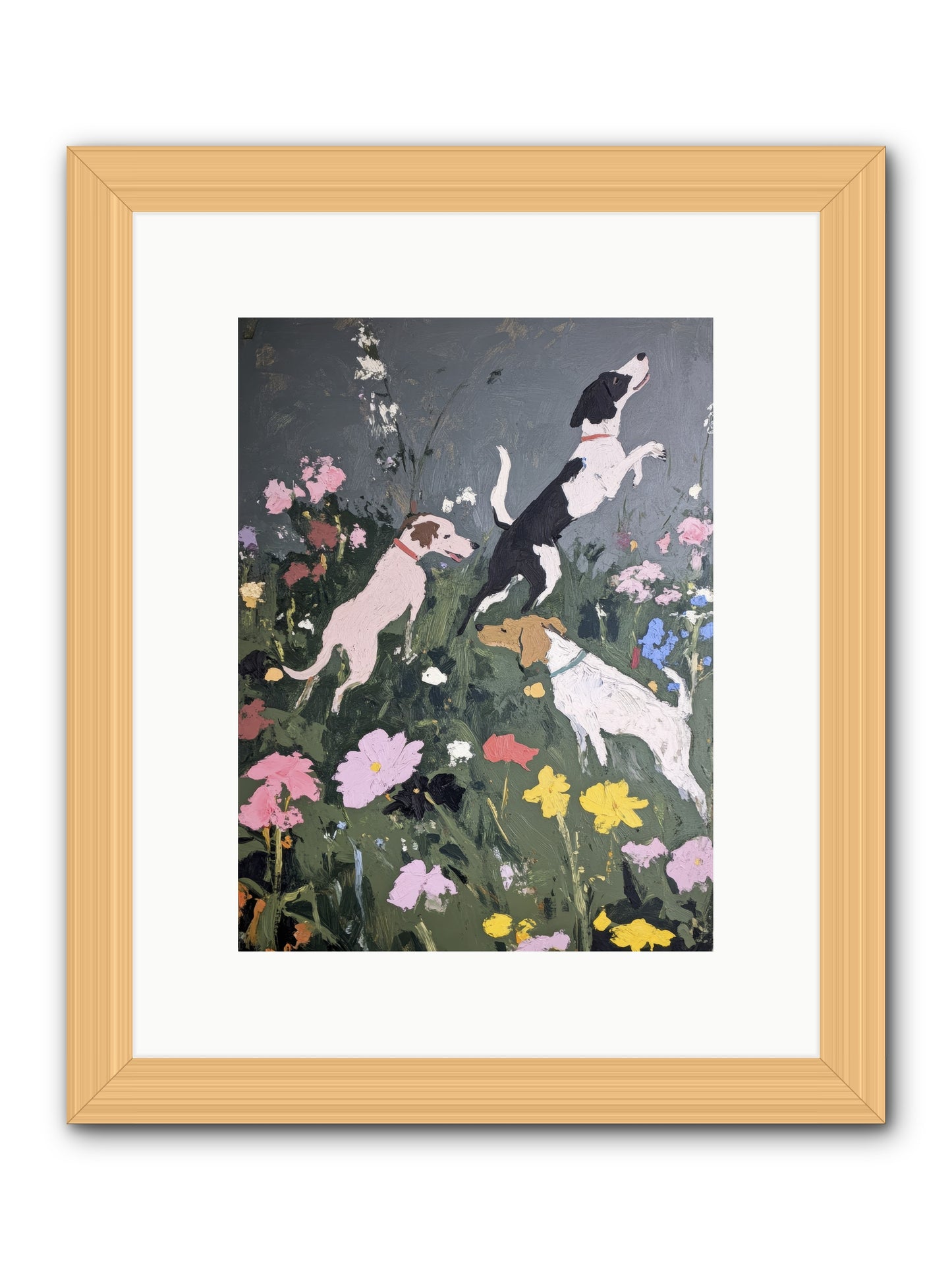 Celestial Watching -- Framed Print - Natural 9x12