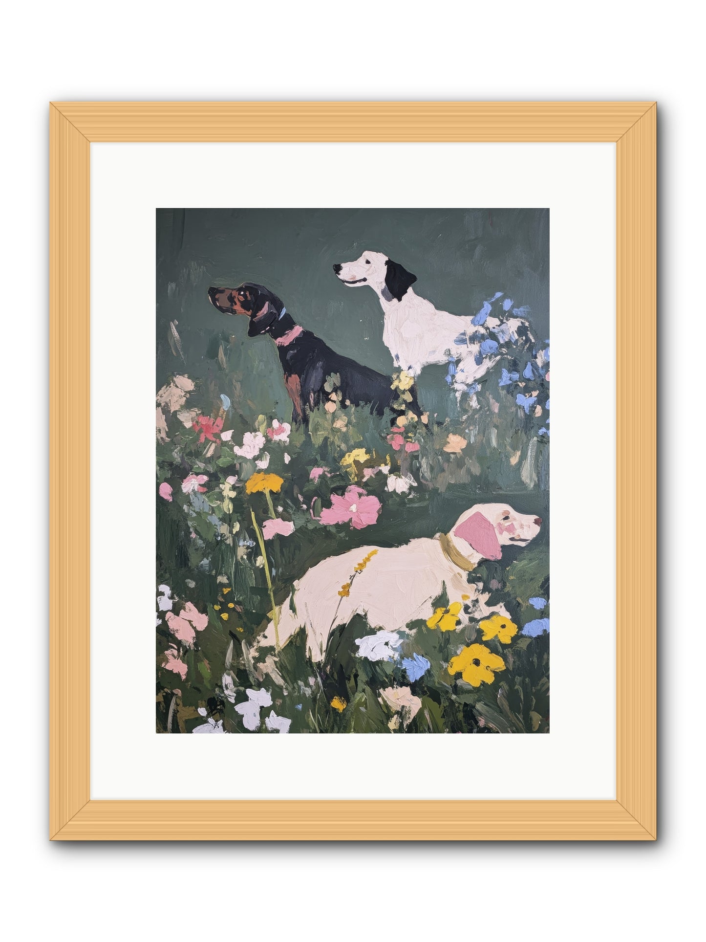 Celestial watching No.2 -- Framed Print - Natural 12x16