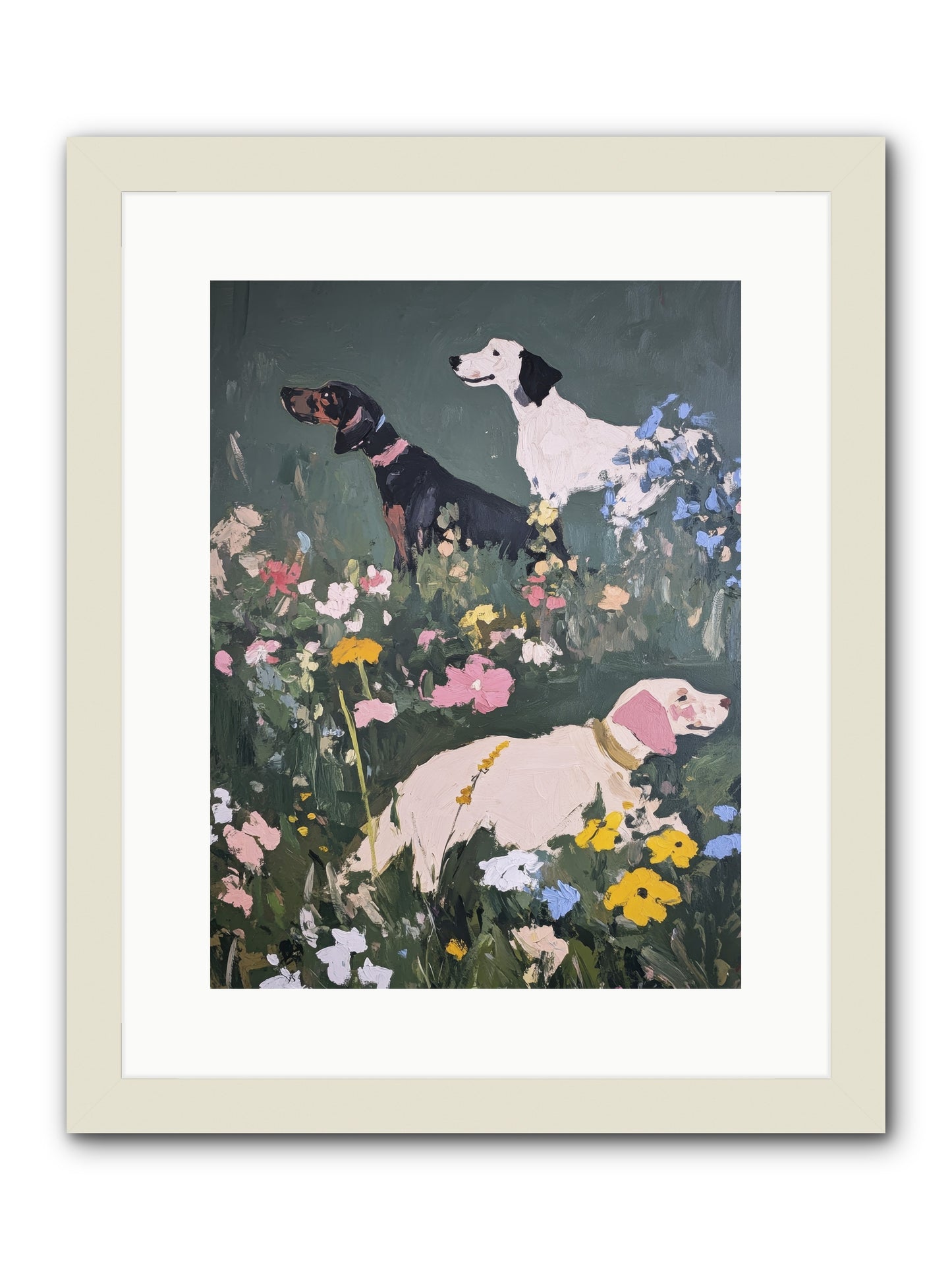 Celestial watching No.2 -- Framed Print - White 12x16