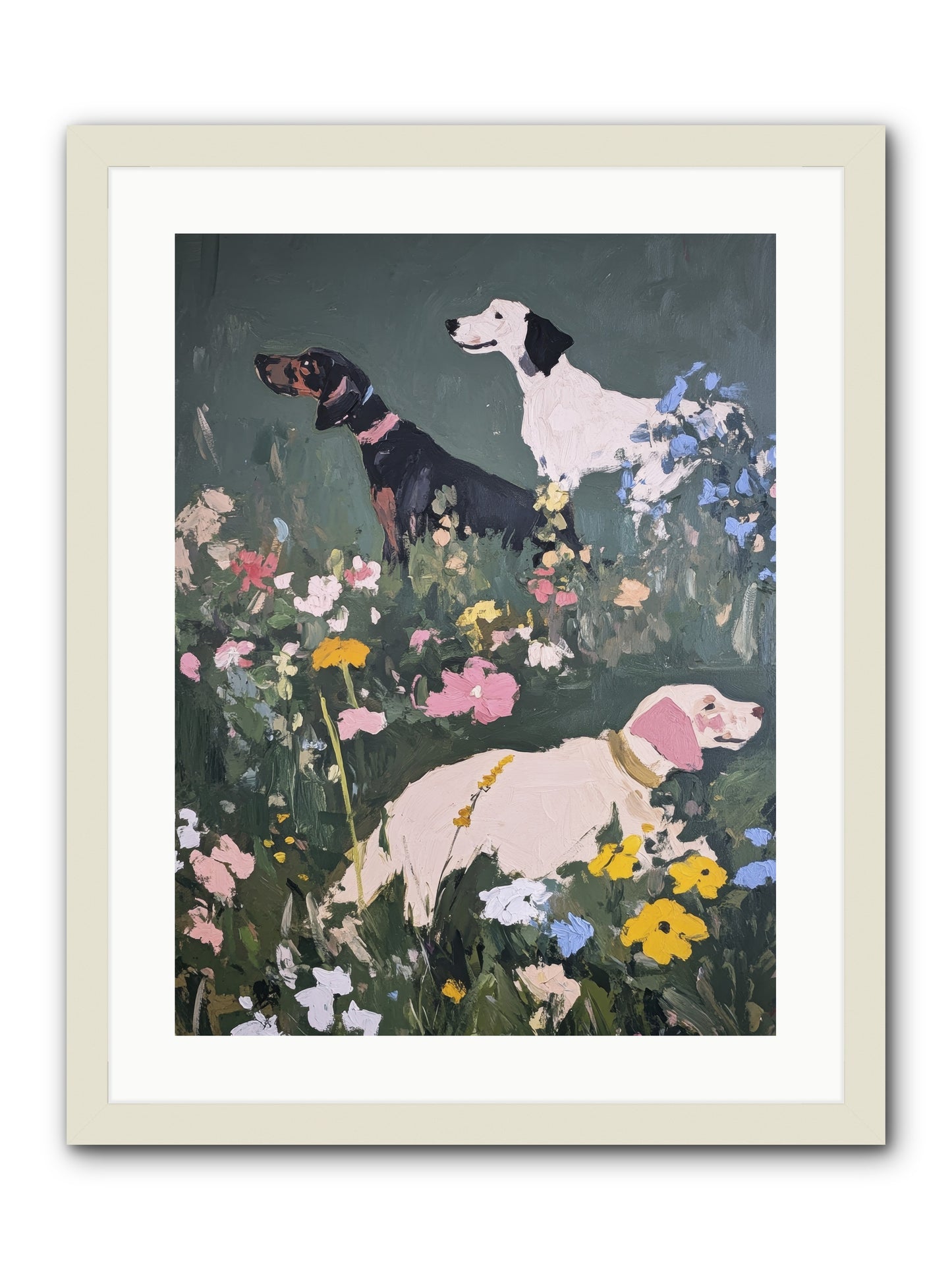 Celestial watching No.2 -- Framed Print - White 18x24