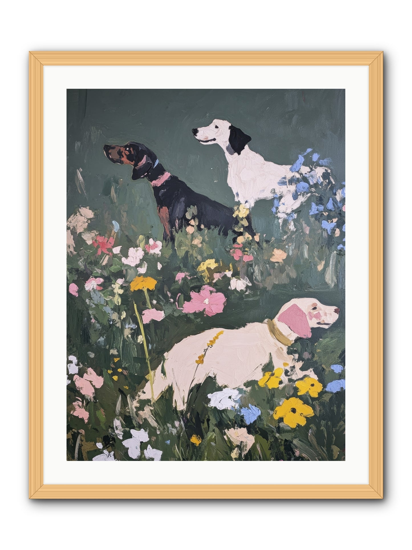 Celestial watching No.2 -- Framed Print - Natural 24x32