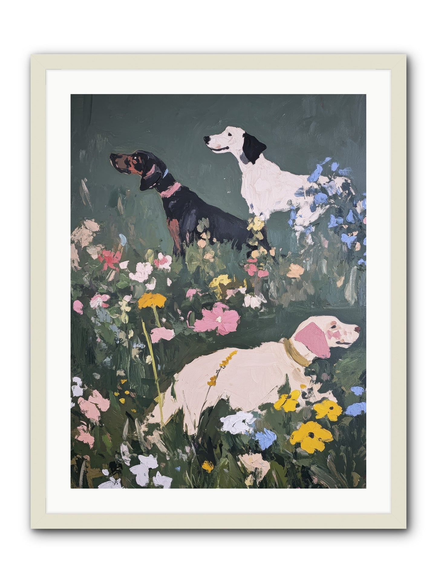 Celestial watching No.2 -- Framed Print - White 24x32