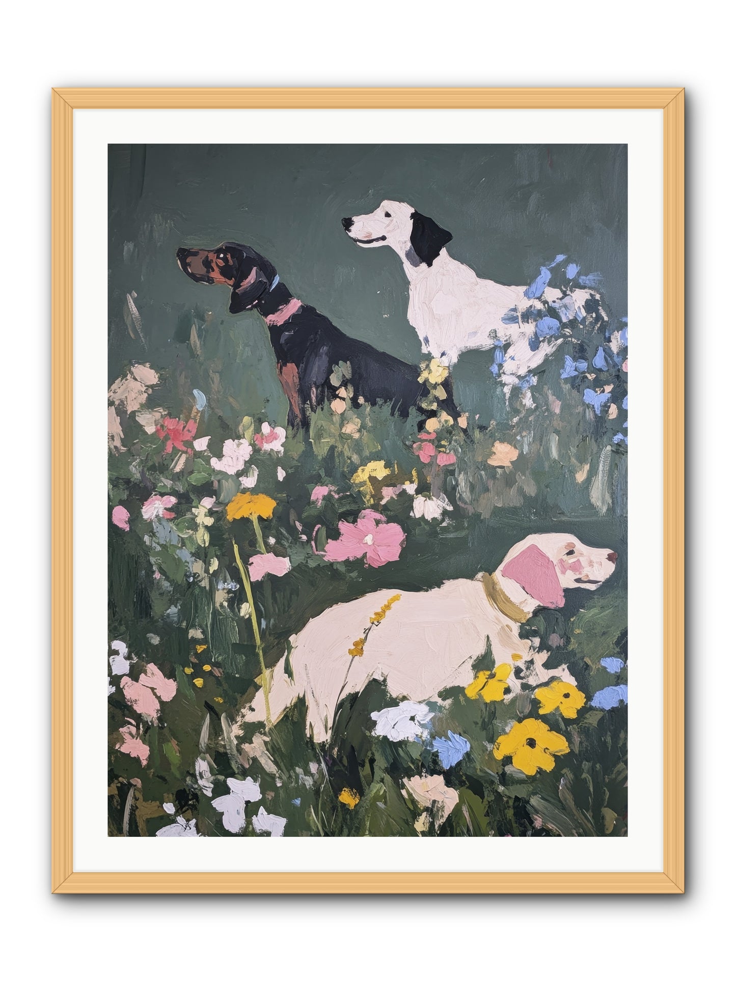 Celestial watching No.2 -- Framed Print - Natural 30x40
