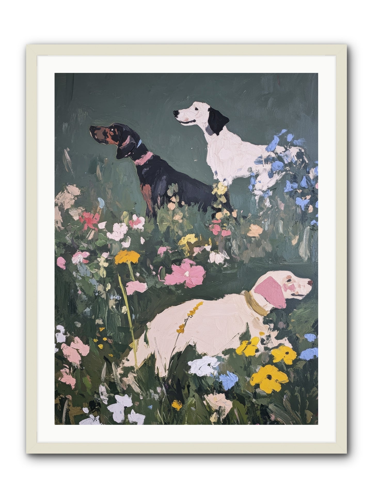 Celestial watching No.2 -- Framed Print - White 30x40