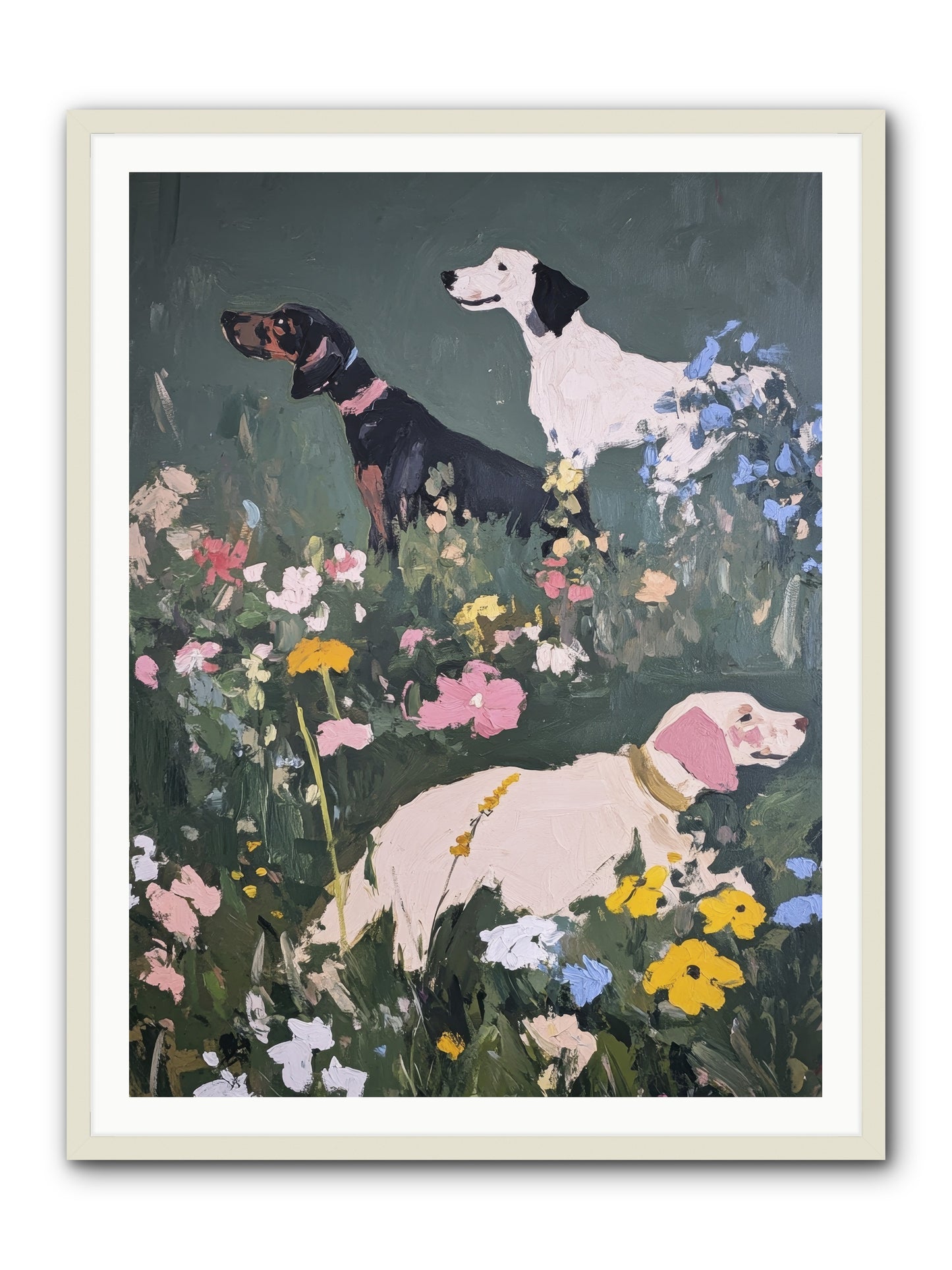 Celestial watching No.2 -- Framed Print - White 36x48