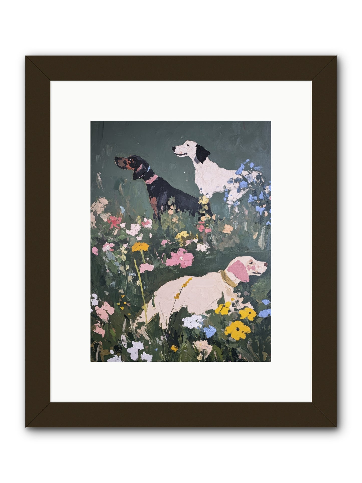 Celestial watching No.2 -- Framed Print - Black 9x12