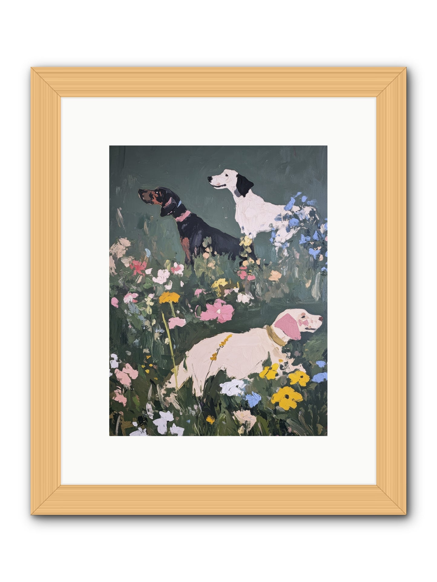Celestial watching No.2 -- Framed Print - Natural 9x12
