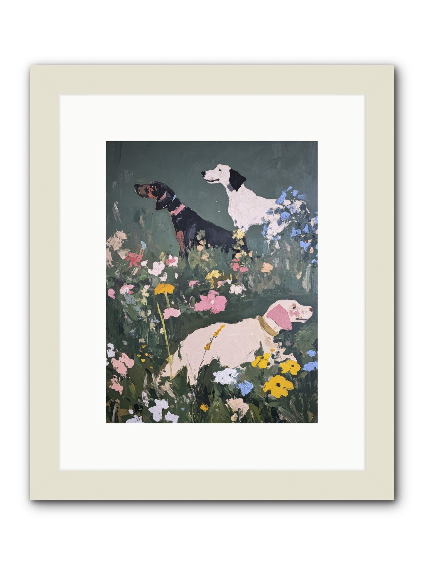 Celestial watching No.2 -- Framed Print - White 9x12