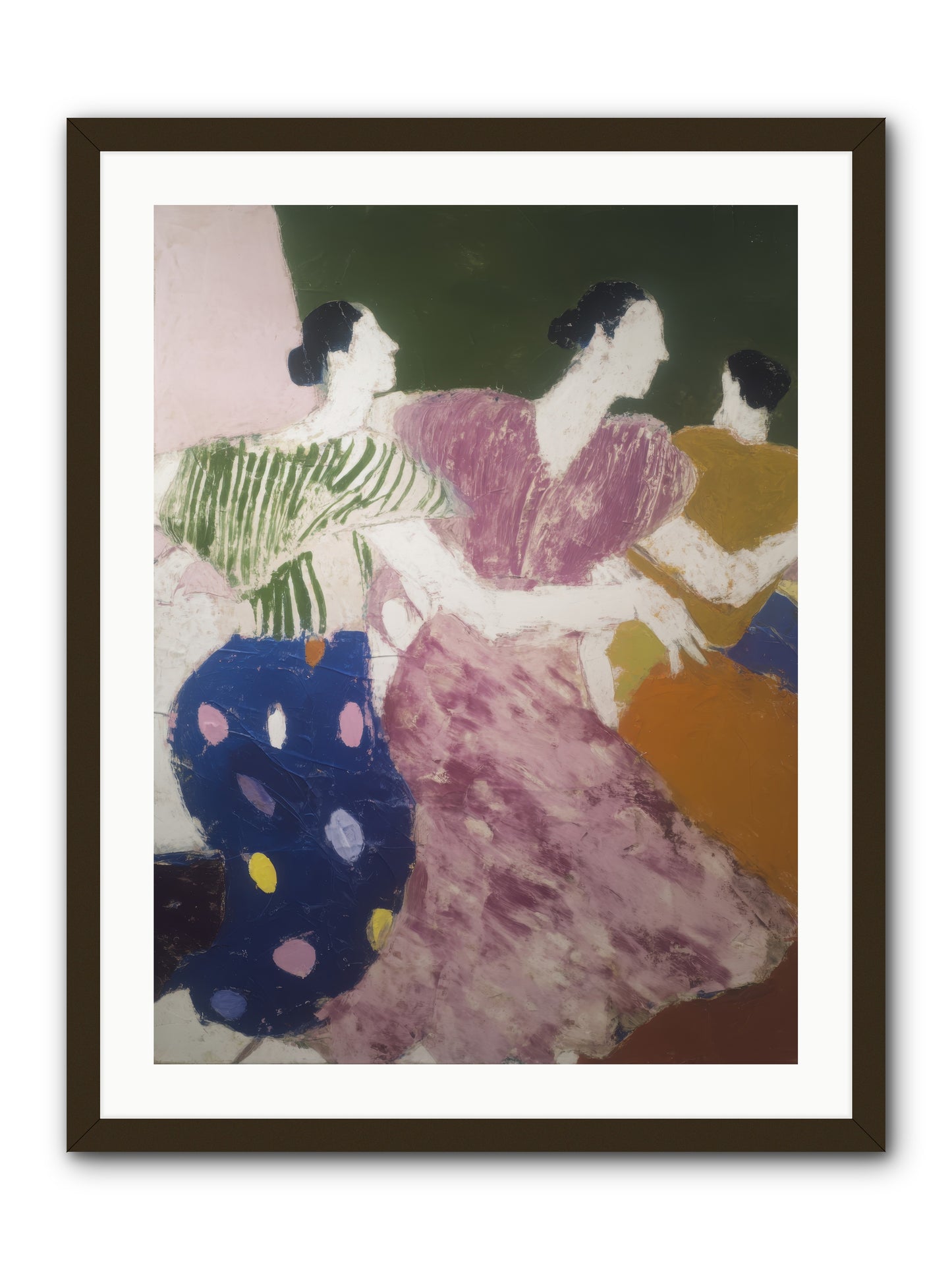 Centered -- Framed Print - Black 24x32