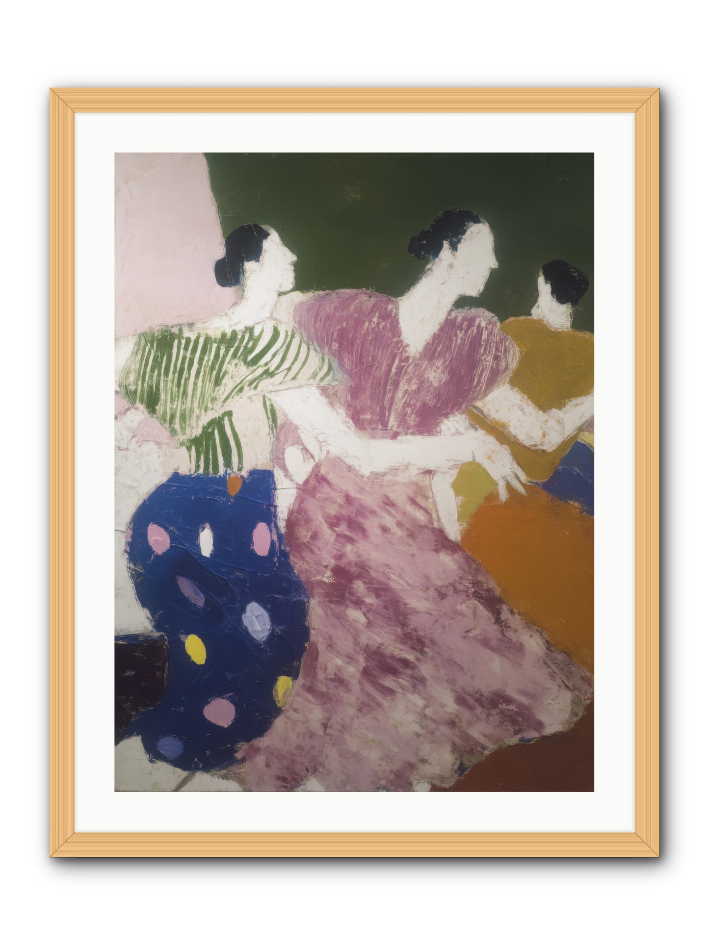 Centered -- Framed Print - Natural 24x32