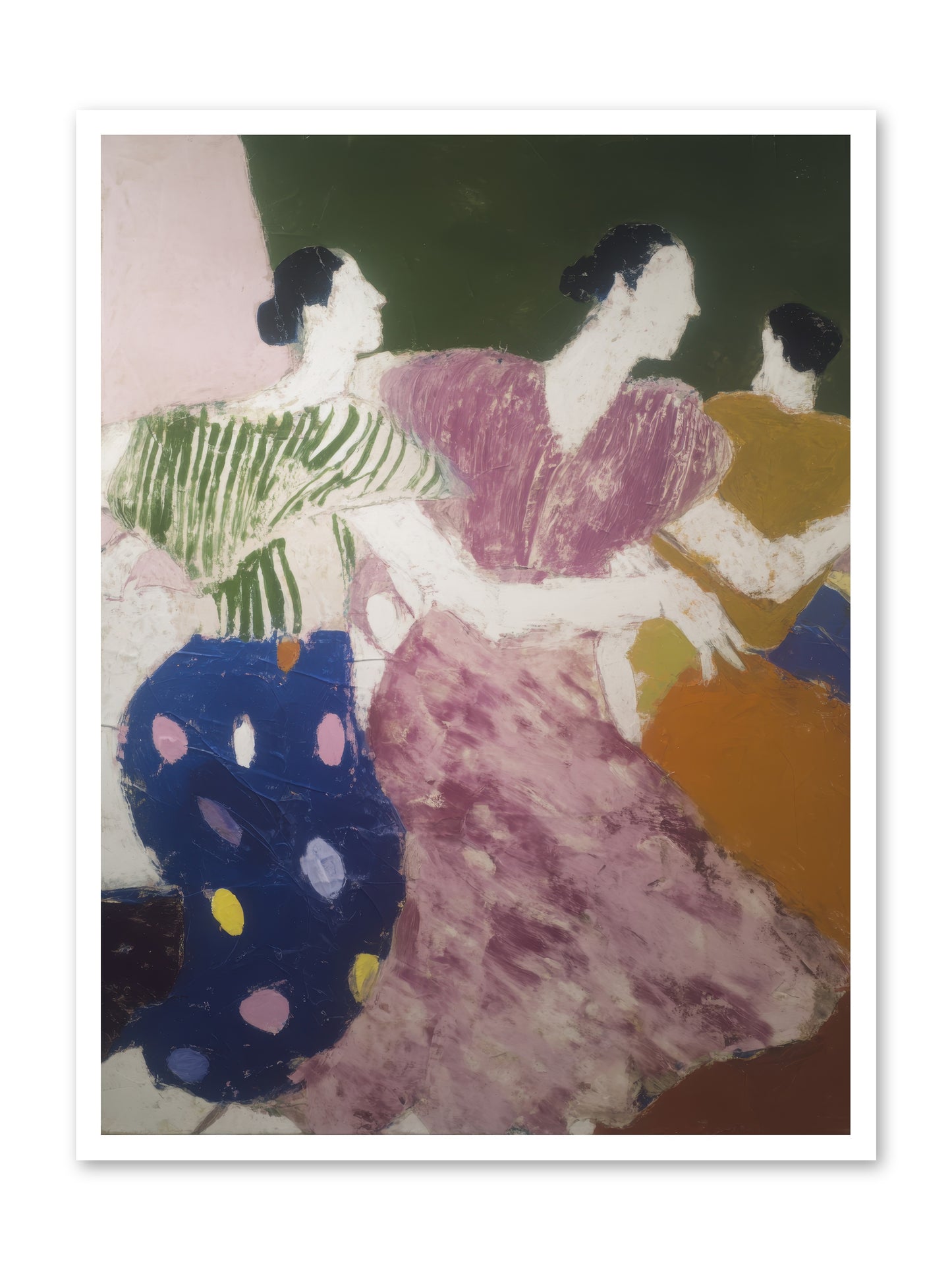 Centered -- Loose Canvas Print 30x40