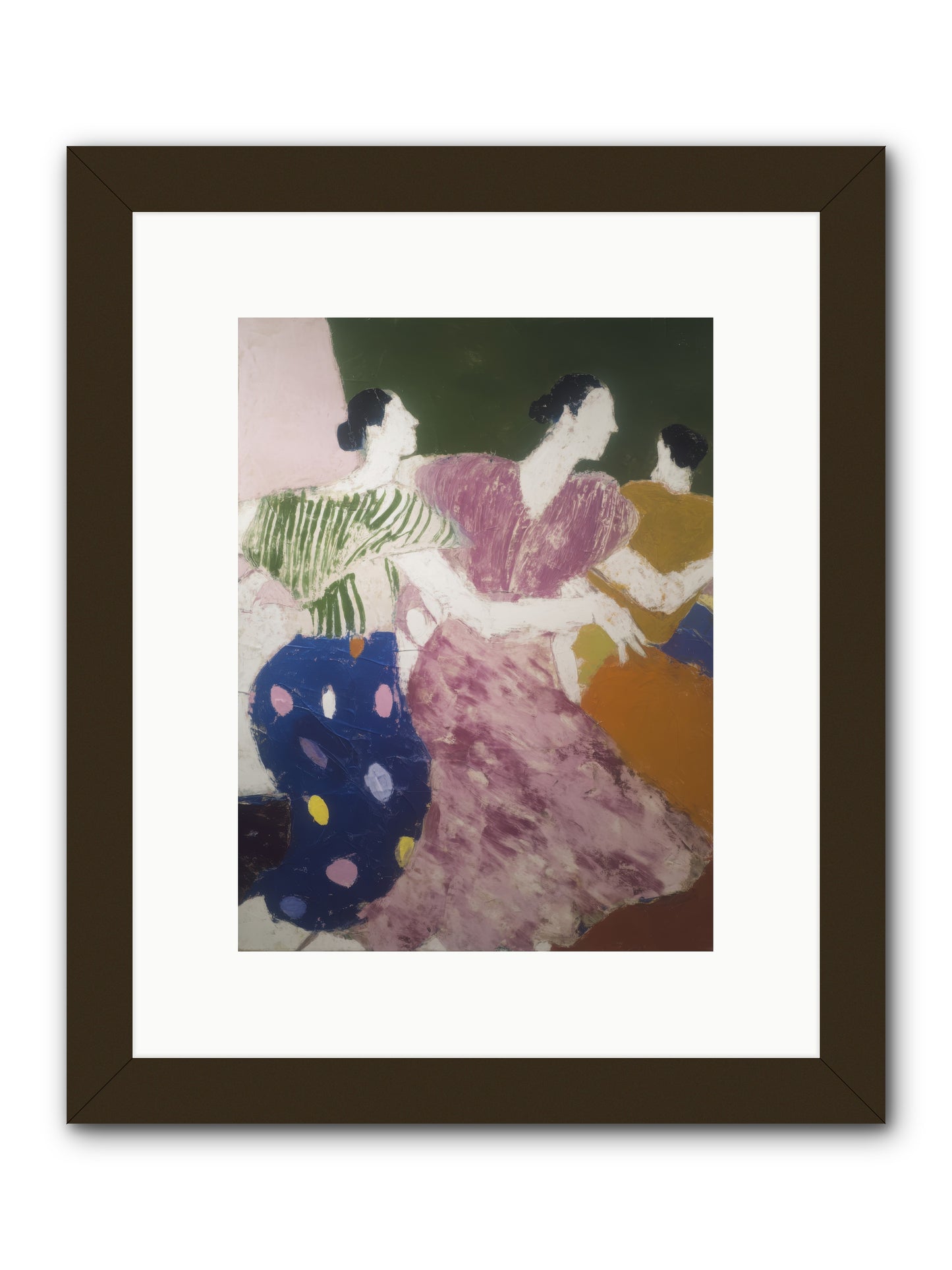 Centered -- Framed Print - Black 9x12