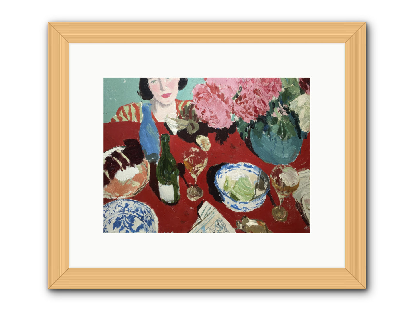 Ceremony of One's Own Making -- Framed Print - Natural 12x9