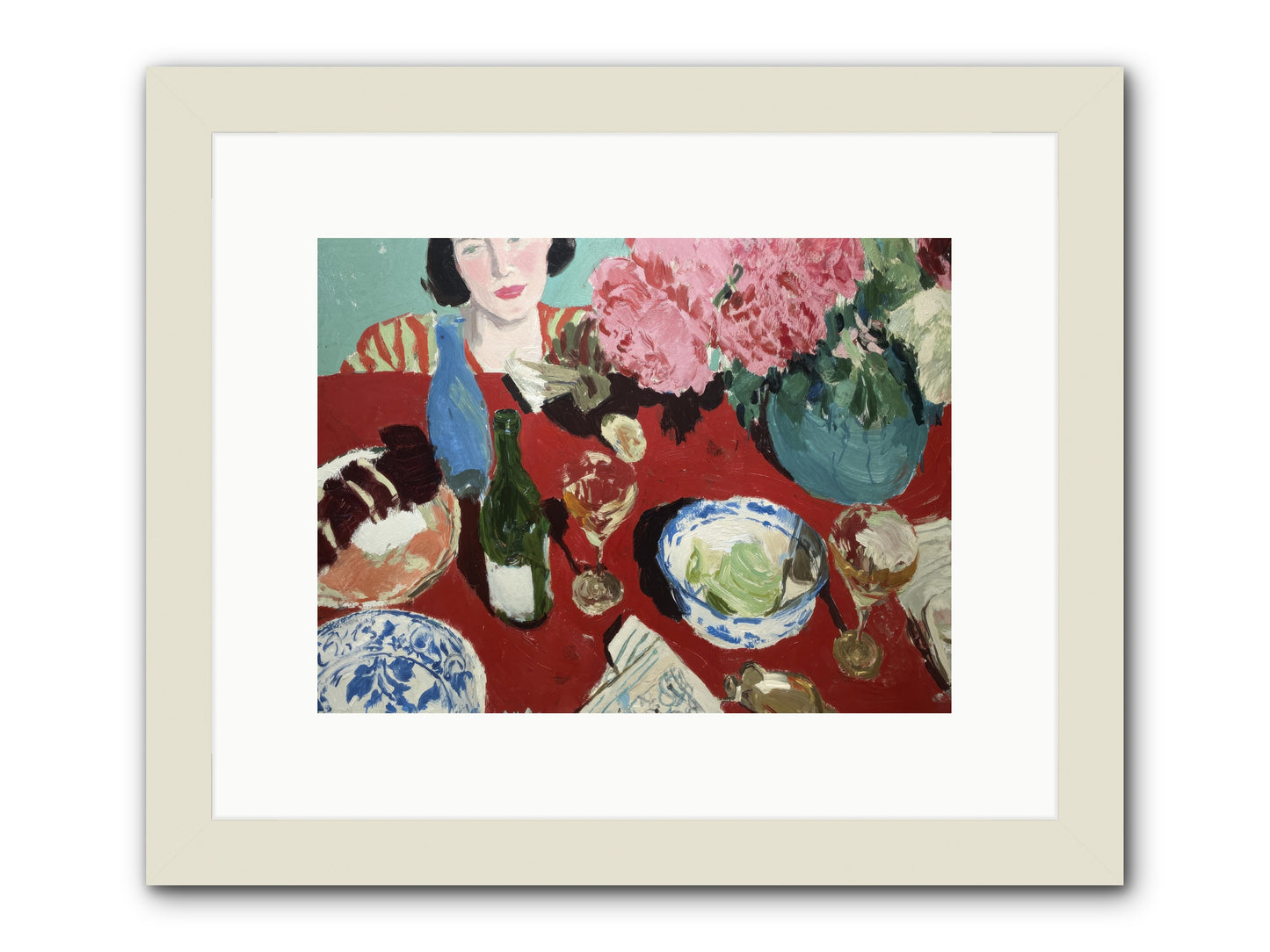 Ceremony of One's Own Making -- Framed Print - White 12x9