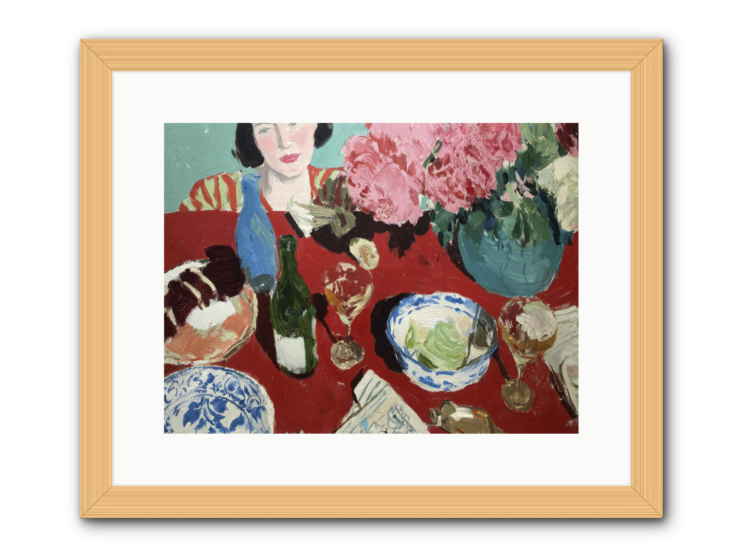Ceremony of One's Own Making -- Framed Print - Natural 16x12