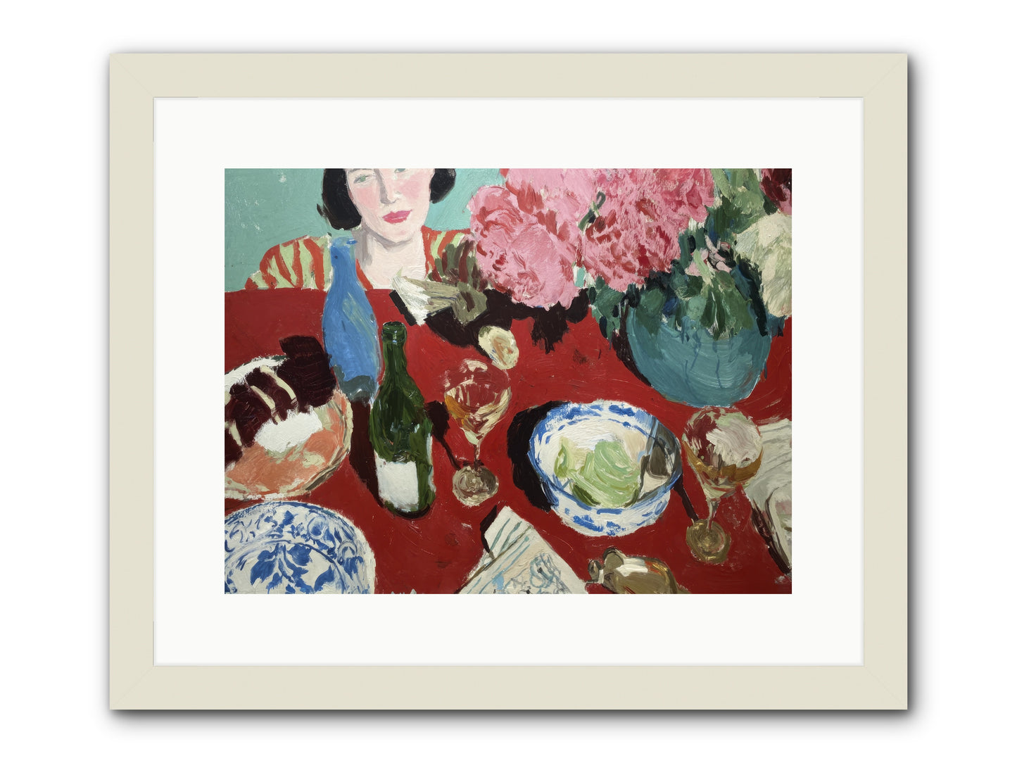 Ceremony of One's Own Making -- Framed Print - White 16x12