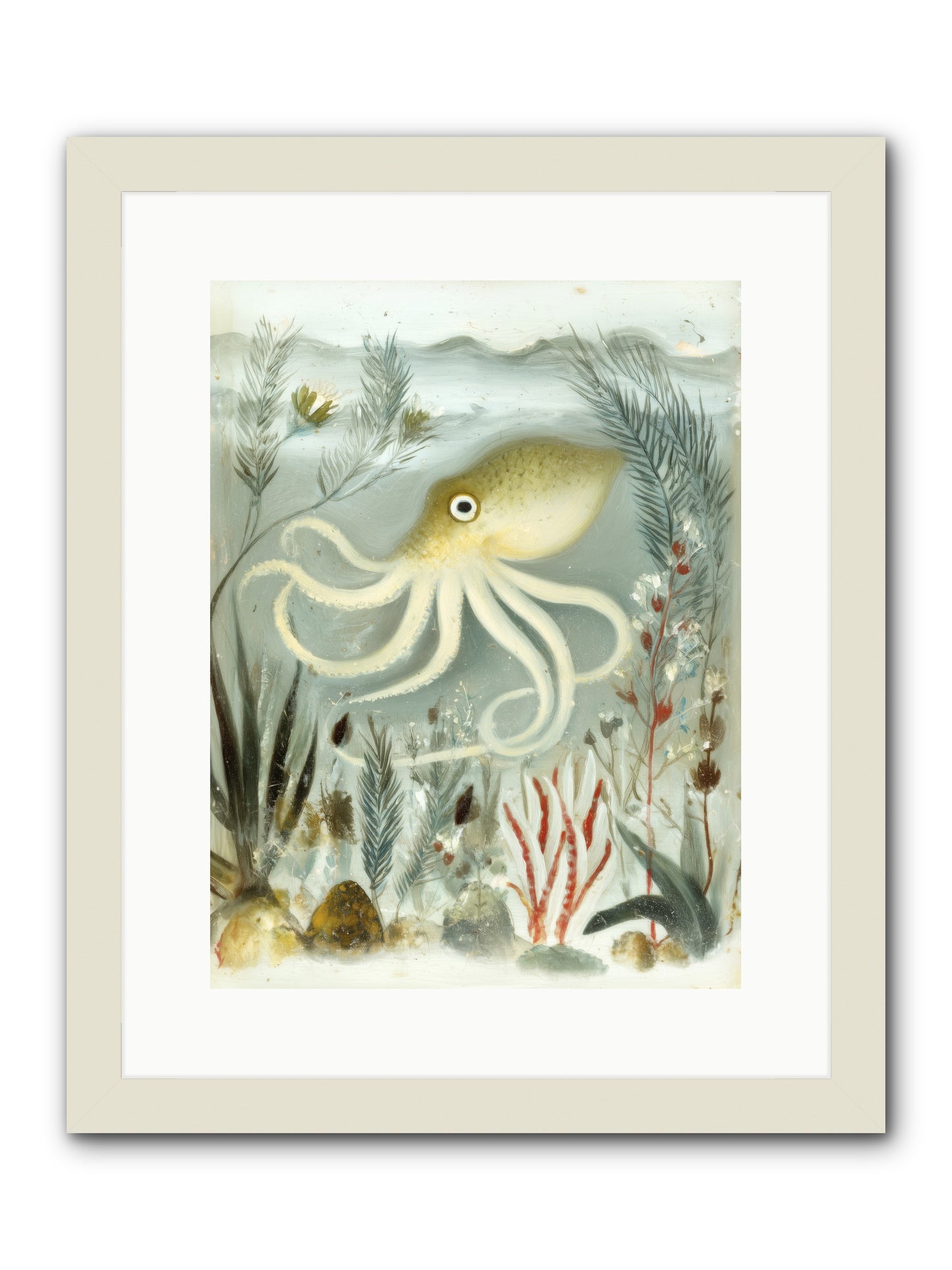 Cerulean Dreams -- Framed Print - White 12x16