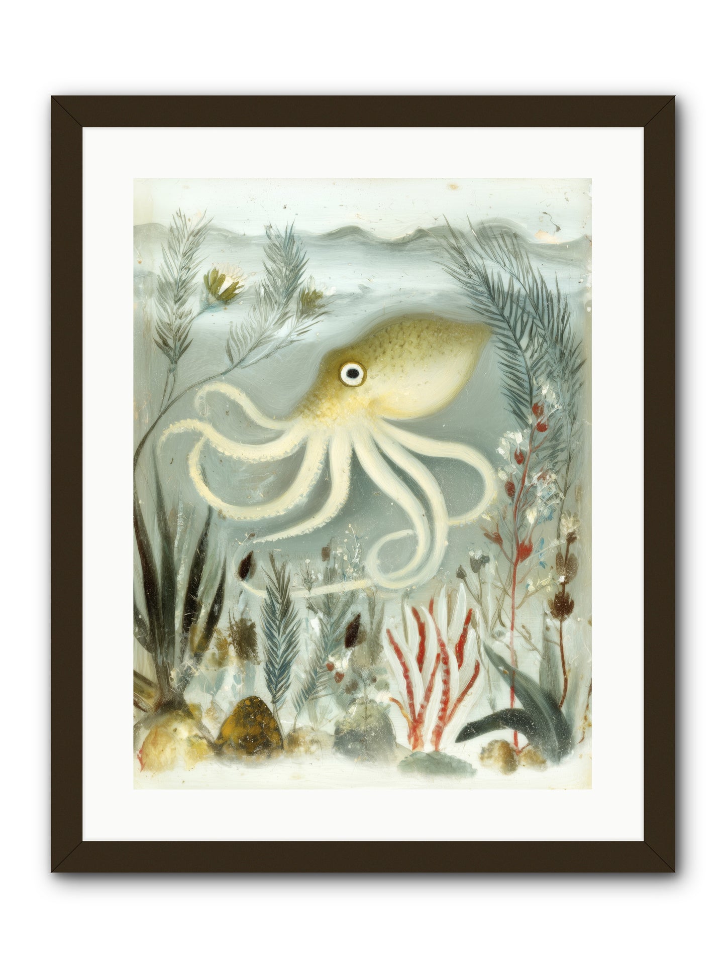 Cerulean Dreams -- Framed Print - Black 18x24