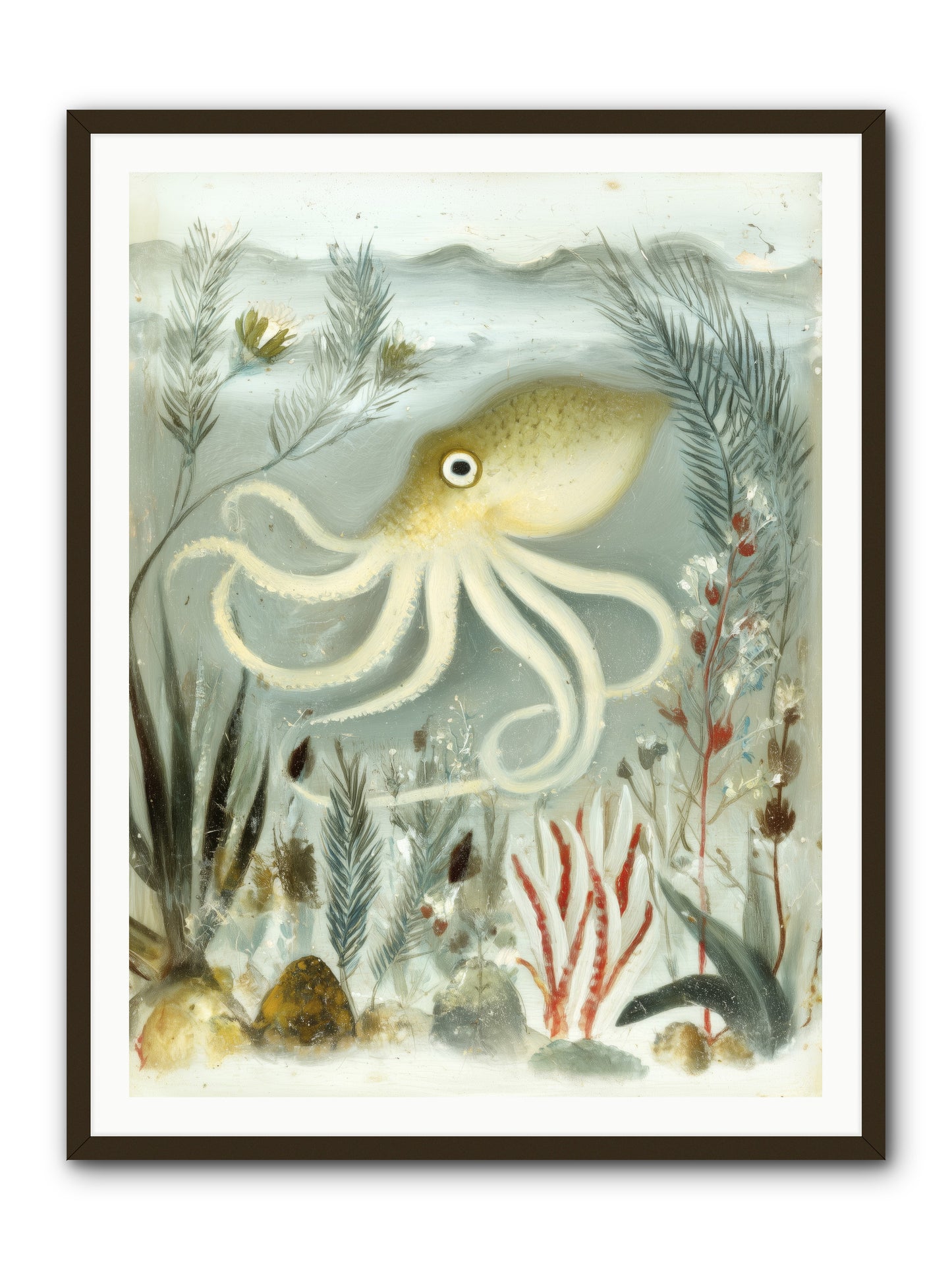 Cerulean Dreams -- Framed Print - Black 36x48