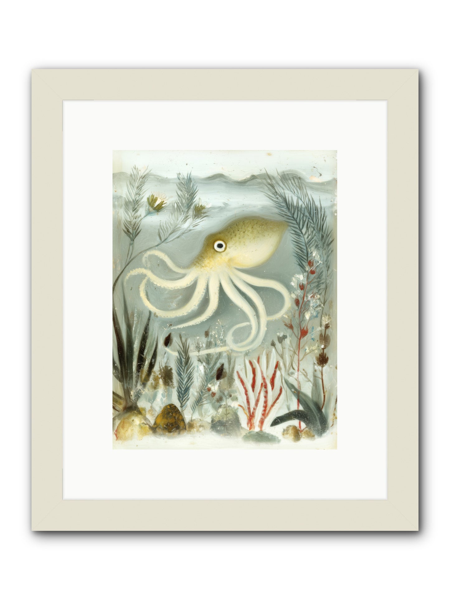 Cerulean Dreams -- Framed Print - White 9x12