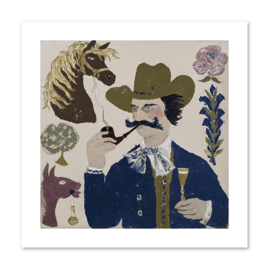 Champagne Before Noon -- Paper Print 10x10