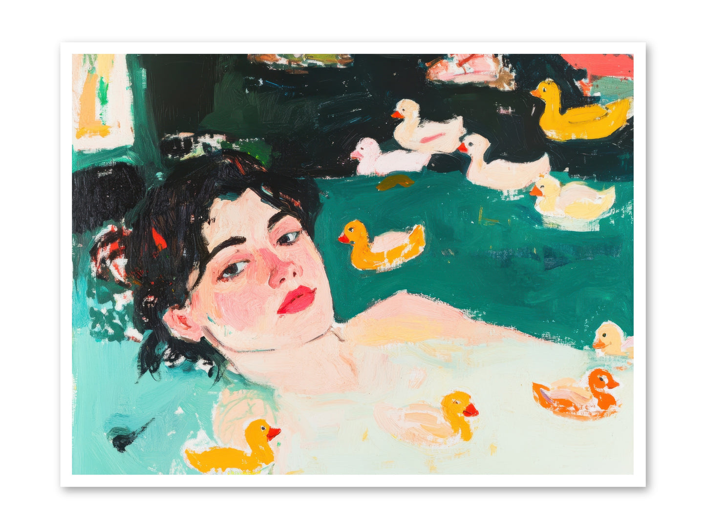 Champagne Soak -- Paper Print 48x36